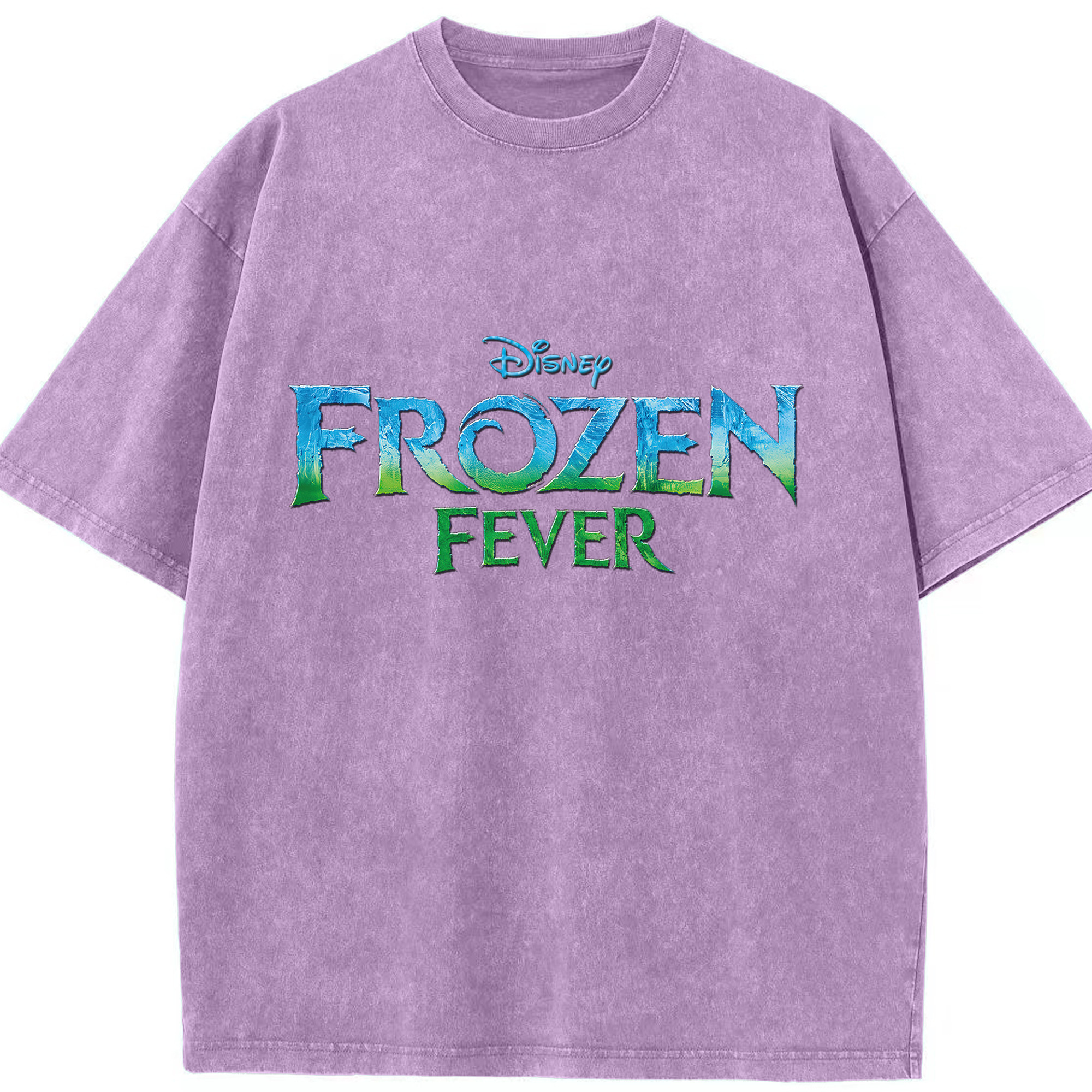 （画像用） アナと雪の女王 アンナ エルサ Frozen Anna Elsa 綿100% ヴィンテージ風 半袖Tシャツ（フロントプリント）
