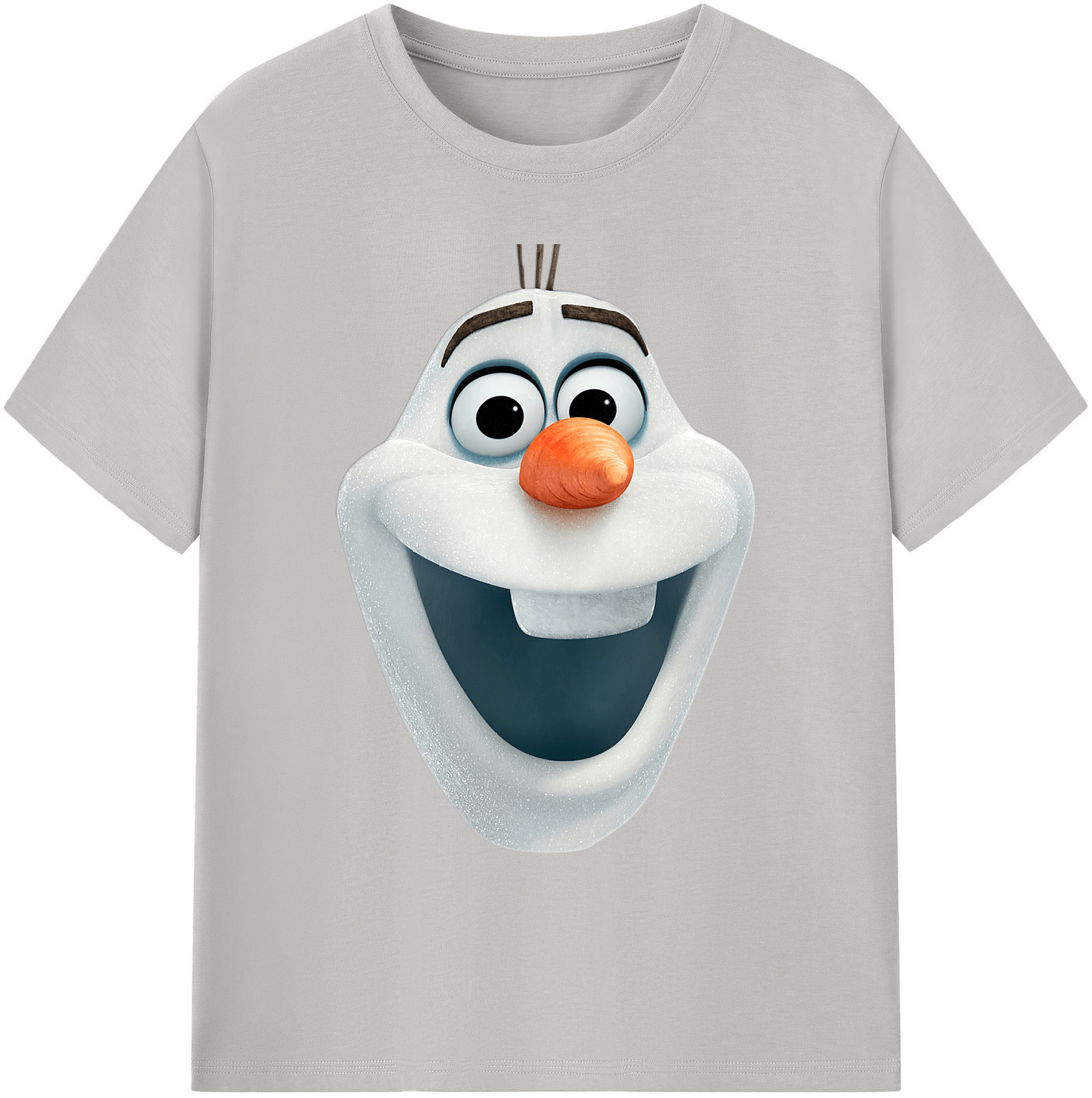 （画像用） アナと雪の女王 アンナ エルサ Frozen Anna Elsa 綿100％ メンズ半袖Tシャツ｜肌触りやわらか＆通気性