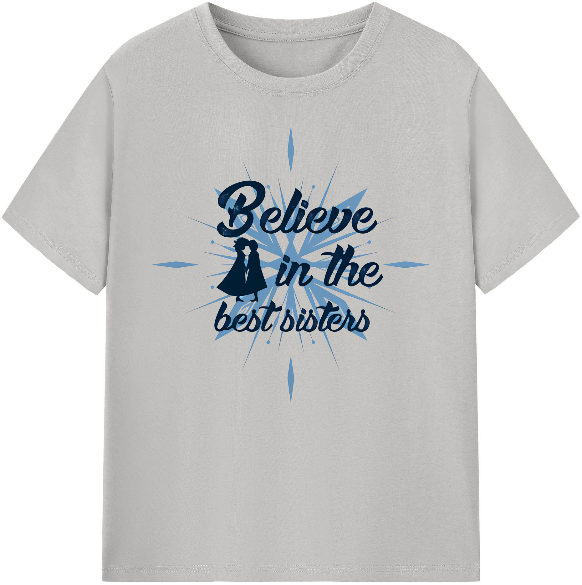 （画像用） アナと雪の女王 アンナ エルサ Frozen Anna Elsa 綿100％ メンズ半袖Tシャツ｜肌触りやわらか＆通気性