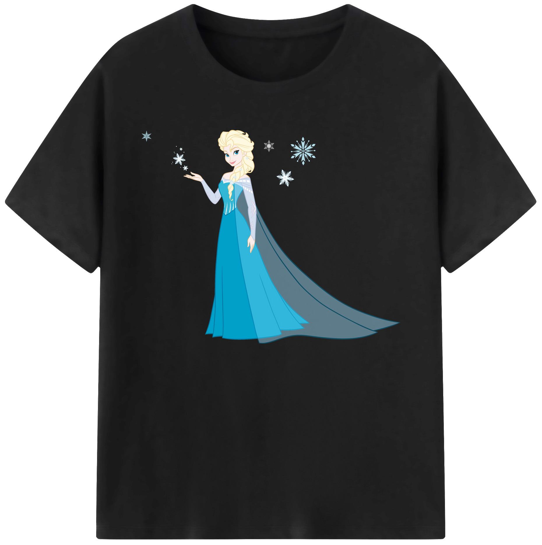 （画像用） アナと雪の女王 アンナ エルサ Frozen Anna Elsa 綿100％ メンズ半袖Tシャツ｜肌触りやわらか＆通気性