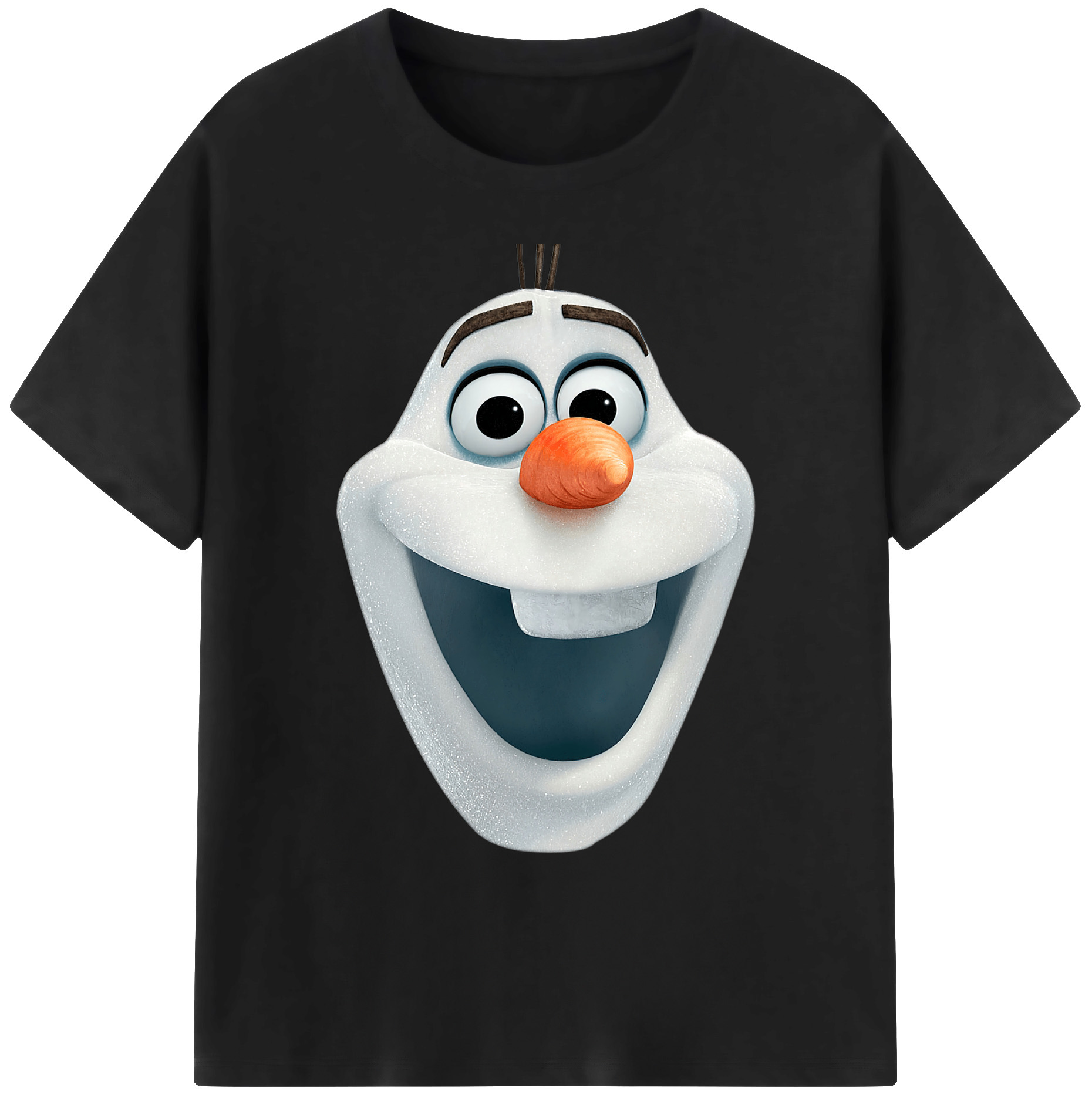 （画像用） アナと雪の女王 アンナ エルサ Frozen Anna Elsa 綿100％ メンズ半袖Tシャツ｜肌触りやわらか＆通気性