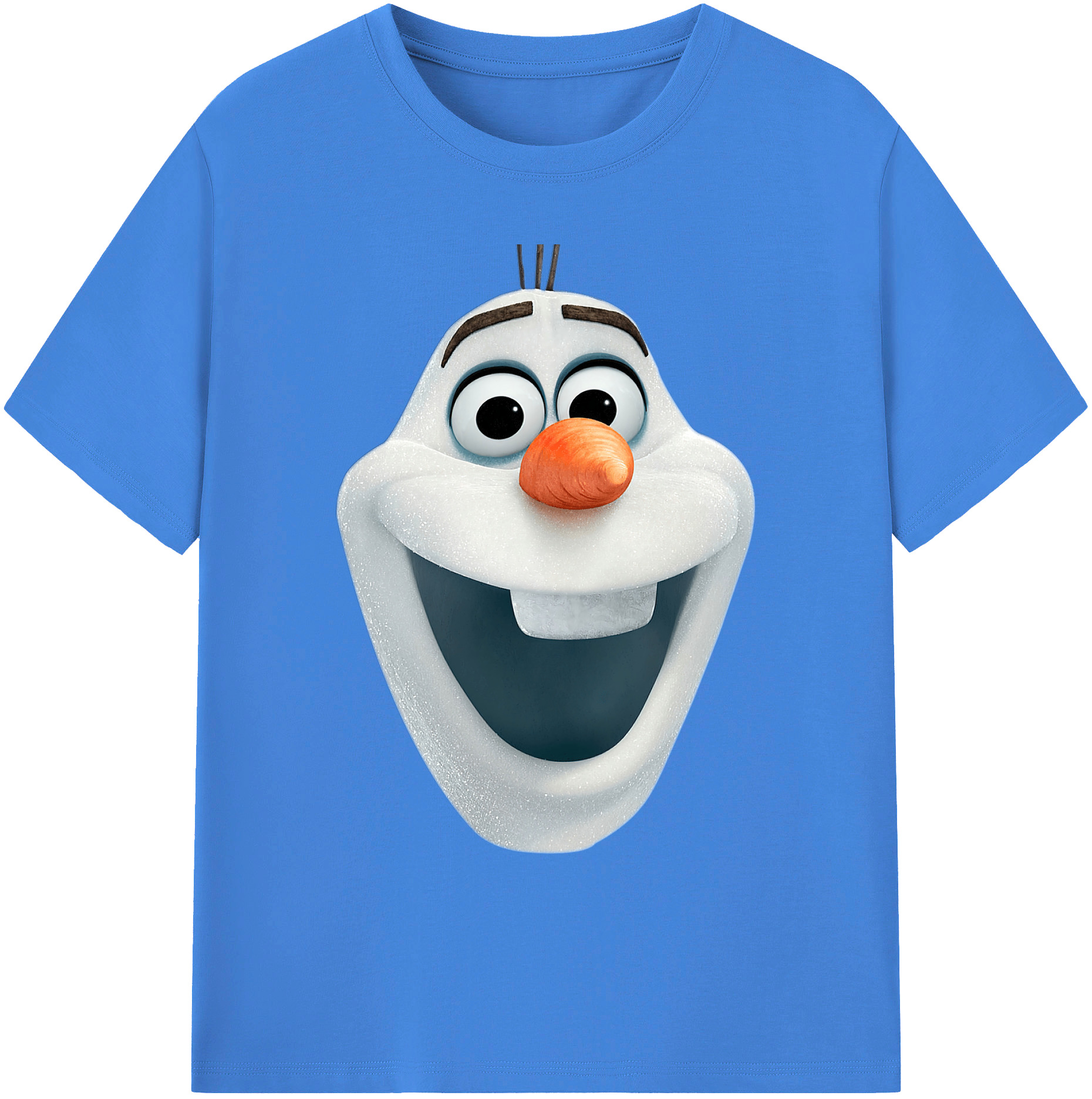 （画像用） アナと雪の女王 アンナ エルサ Frozen Anna Elsa 綿100％ メンズ半袖Tシャツ｜肌触りやわらか＆通気性