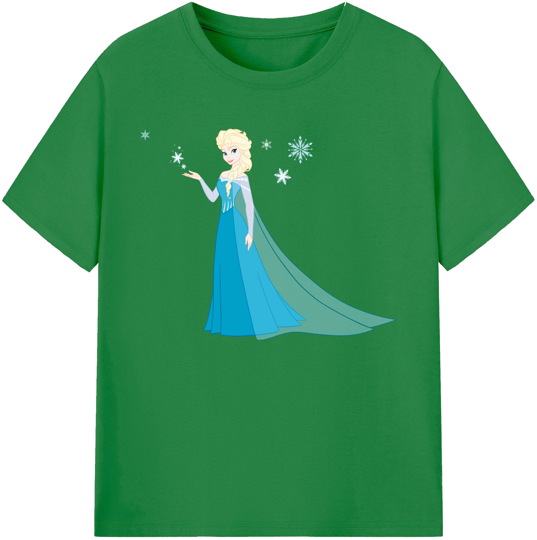 （画像用） アナと雪の女王 アンナ エルサ Frozen Anna Elsa 綿100％ メンズ半袖Tシャツ｜肌触りやわらか＆通気性