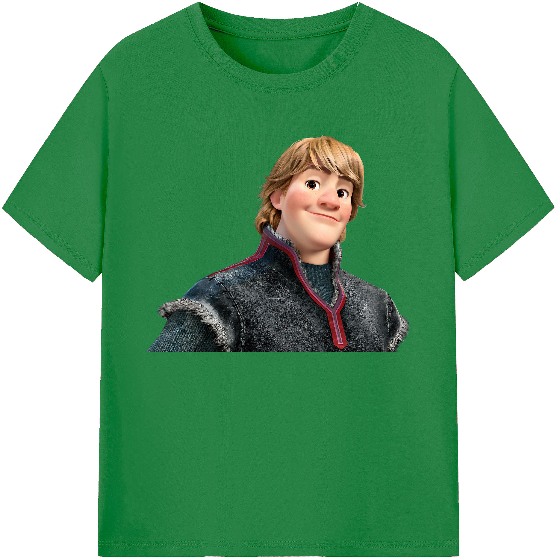 （画像用） アナと雪の女王 アンナ エルサ Frozen Anna Elsa 綿100％ メンズ半袖Tシャツ｜肌触りやわらか＆通気性