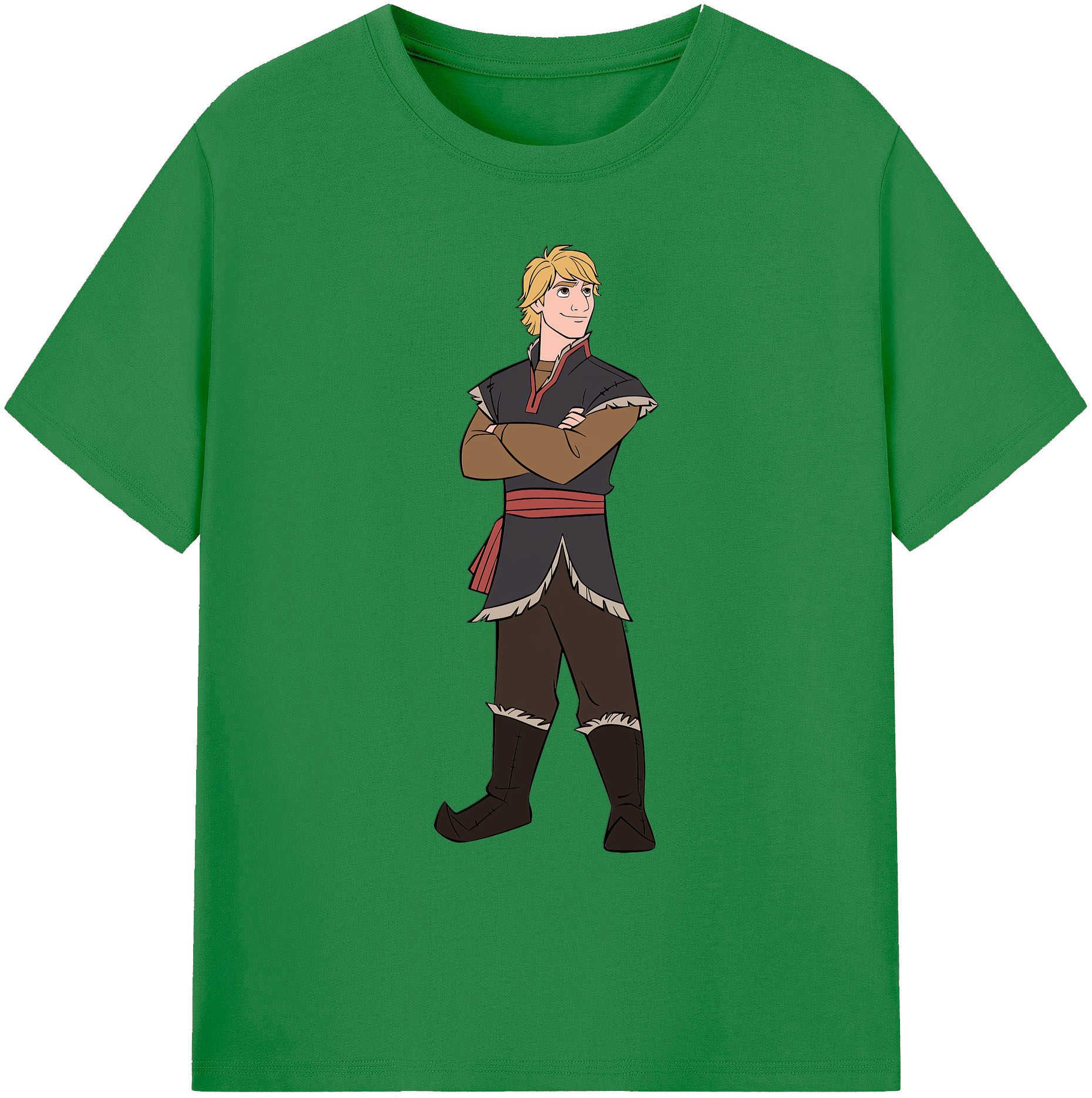 （画像用） アナと雪の女王 アンナ エルサ Frozen Anna Elsa 綿100％ メンズ半袖Tシャツ｜肌触りやわらか＆通気性