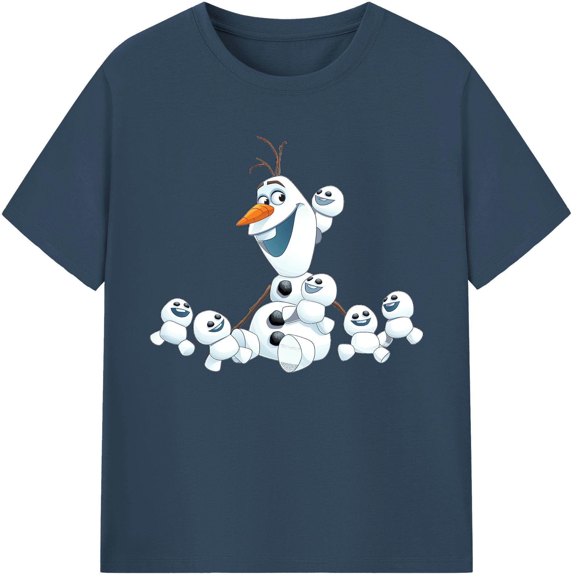 （画像用） アナと雪の女王 アンナ エルサ Frozen Anna Elsa 綿100％ メンズ半袖Tシャツ｜肌触りやわらか＆通気性
