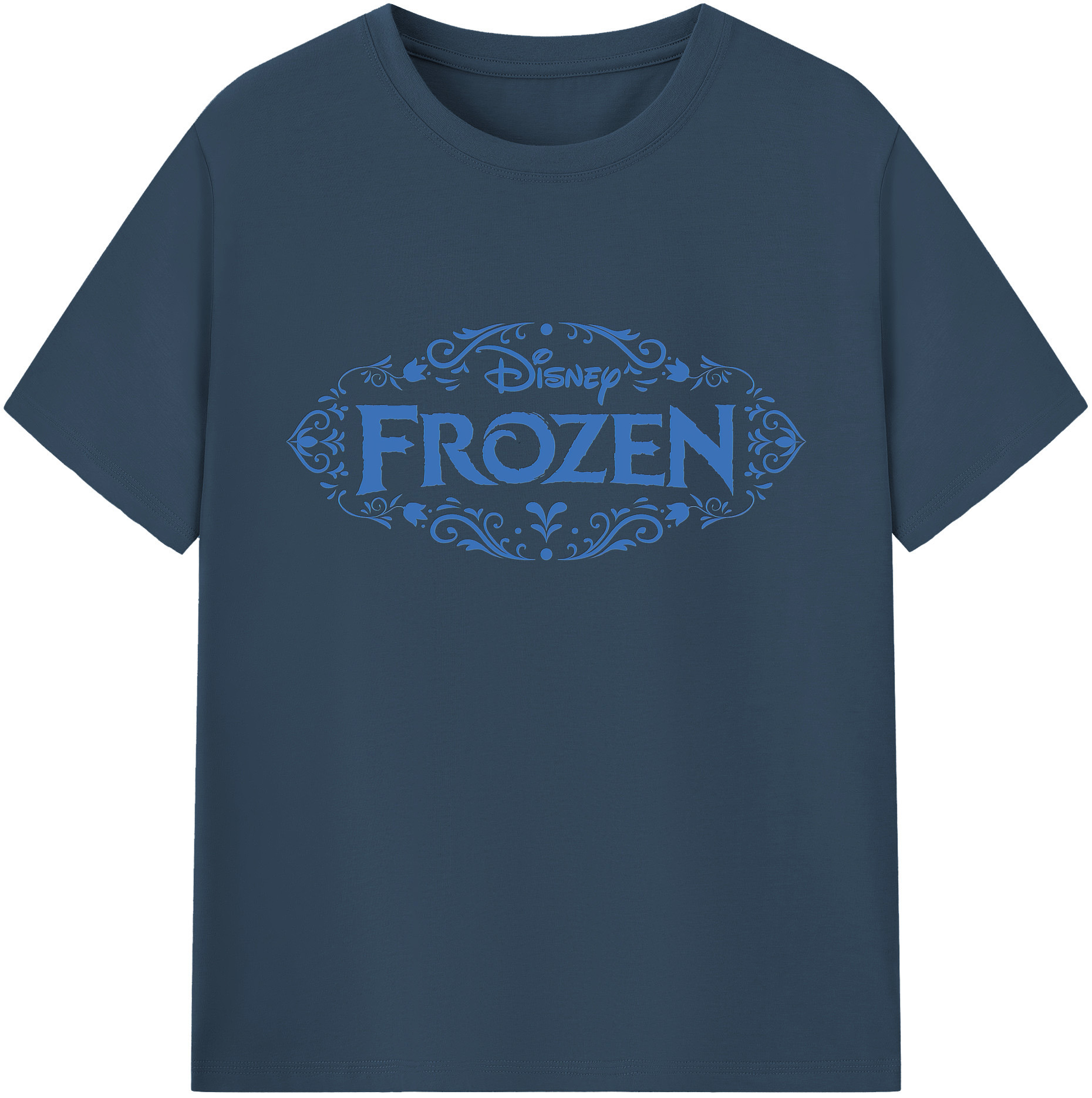 （画像用） アナと雪の女王 アンナ エルサ Frozen Anna Elsa 綿100％ メンズ半袖Tシャツ｜肌触りやわらか＆通気性