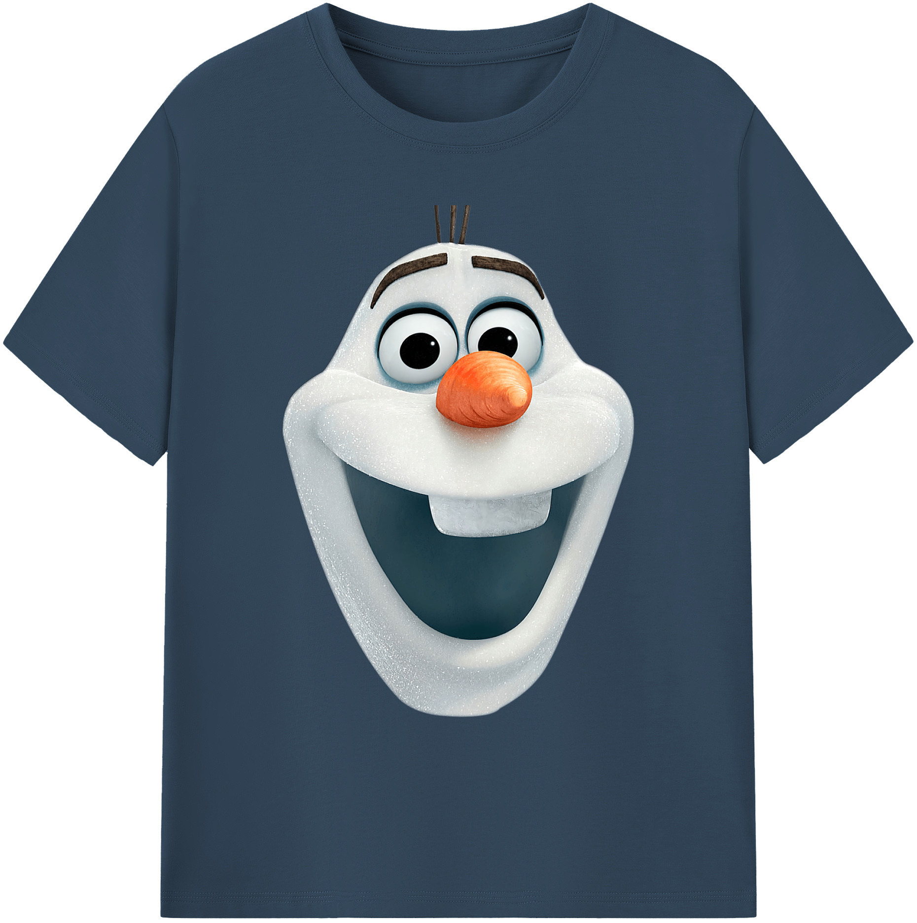 （画像用） アナと雪の女王 アンナ エルサ Frozen Anna Elsa 綿100％ メンズ半袖Tシャツ｜肌触りやわらか＆通気性