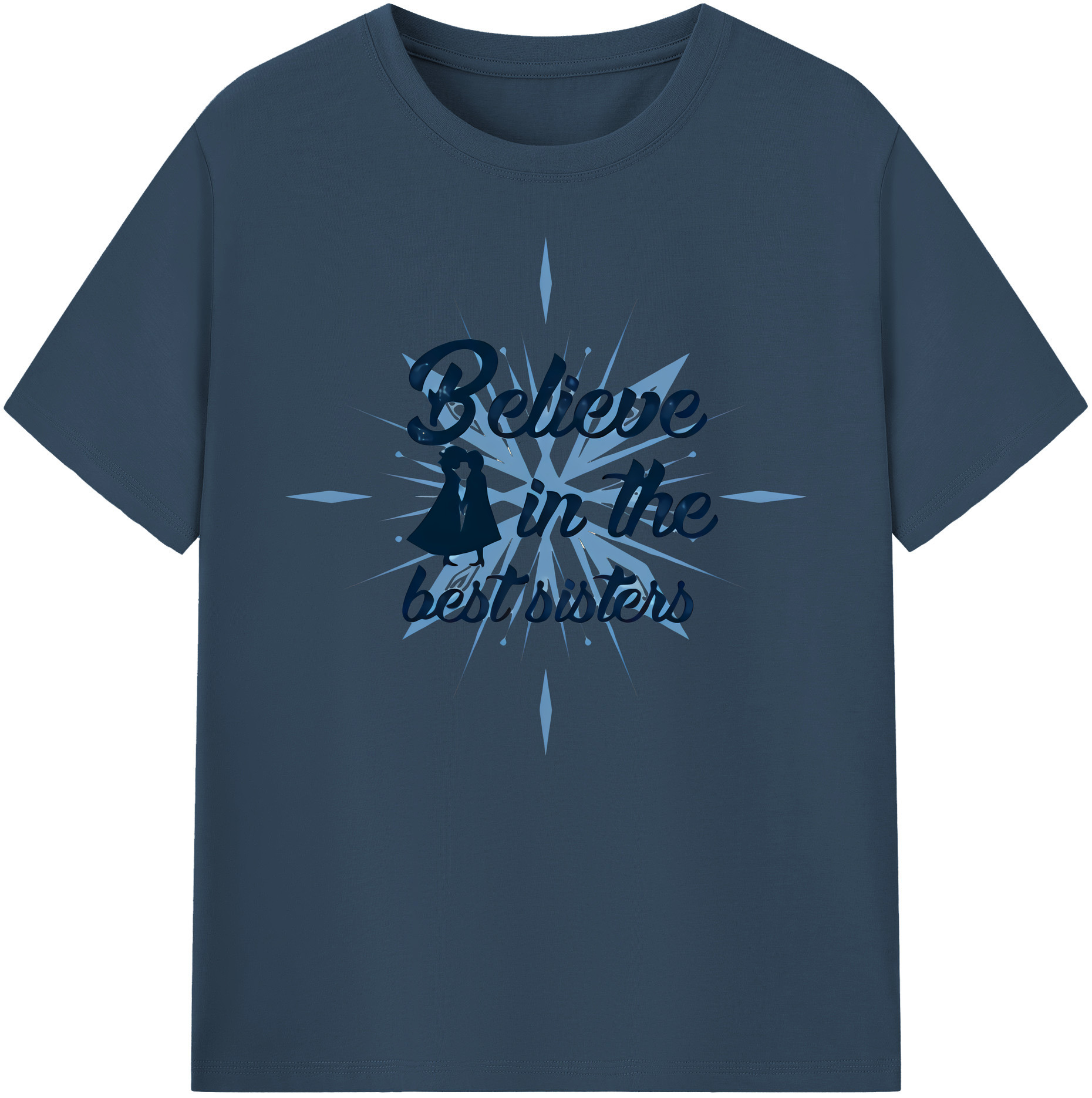 （画像用） アナと雪の女王 アンナ エルサ Frozen Anna Elsa 綿100％ メンズ半袖Tシャツ｜肌触りやわらか＆通気性