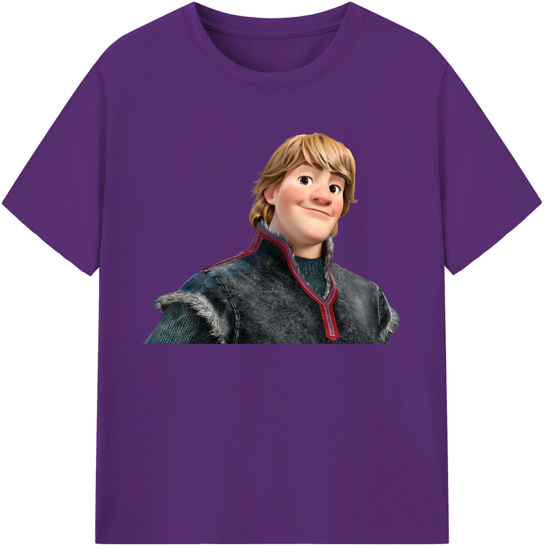 （画像用） アナと雪の女王 アンナ エルサ Frozen Anna Elsa 綿100％ メンズ半袖Tシャツ｜肌触りやわらか＆通気性