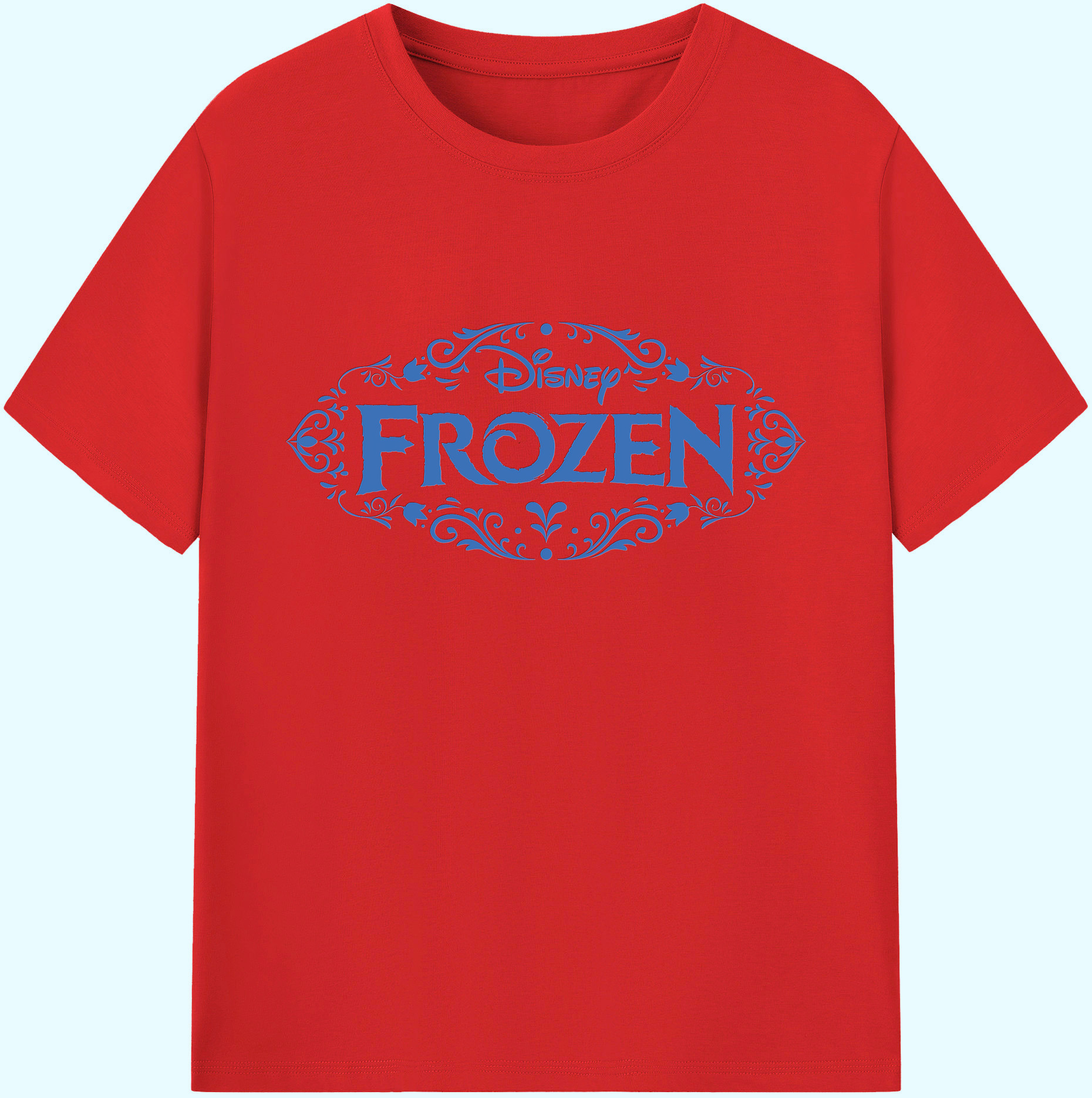 （画像用） アナと雪の女王 アンナ エルサ Frozen Anna Elsa 綿100％ メンズ半袖Tシャツ｜肌触りやわらか＆通気性