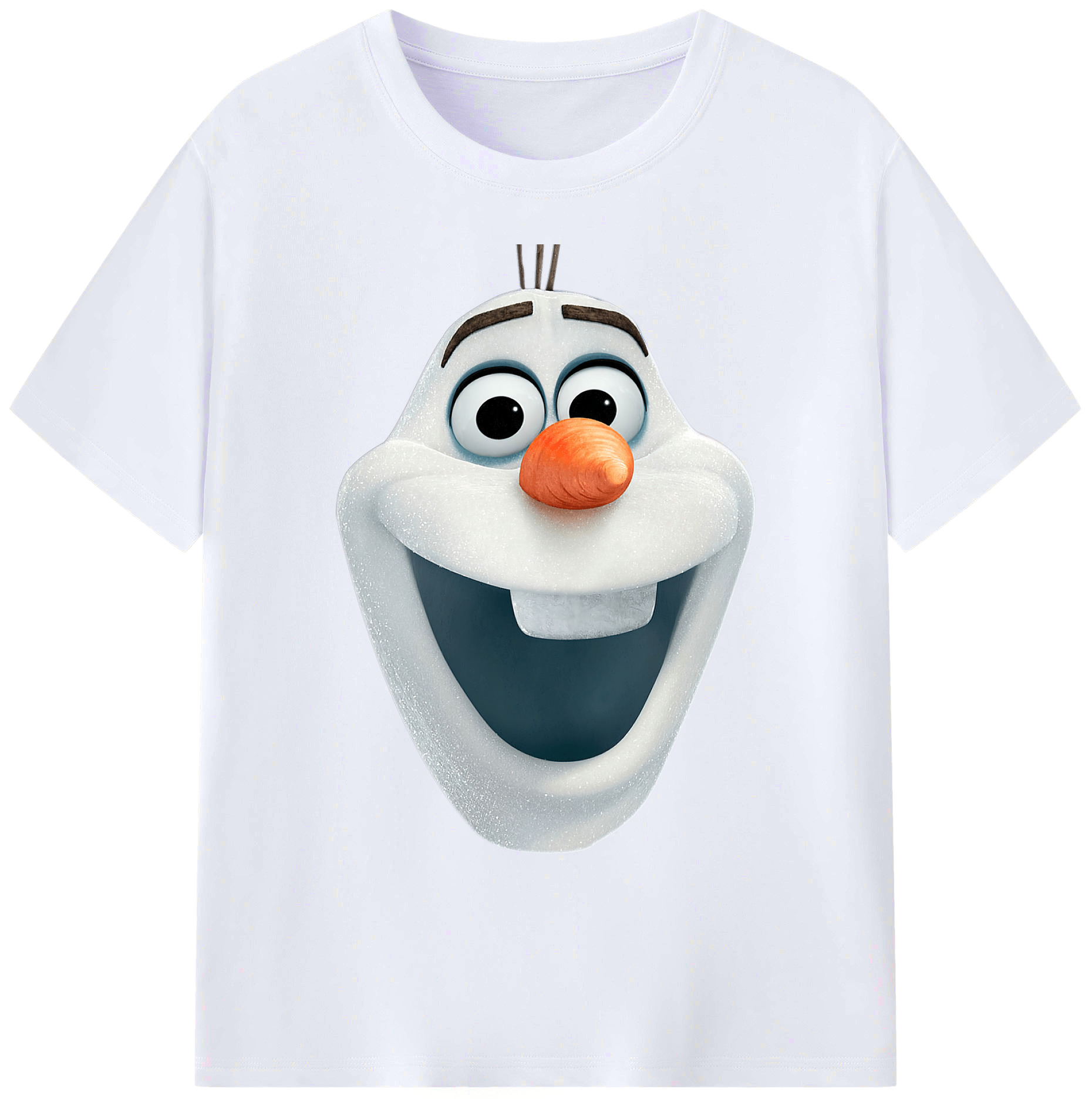 （画像用） アナと雪の女王 アンナ エルサ Frozen Anna Elsa 綿100％ メンズ半袖Tシャツ｜肌触りやわらか＆通気性