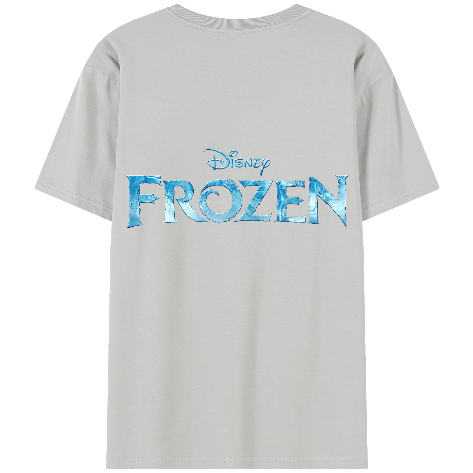 （画像用） アナと雪の女王 アンナ エルサ Frozen Anna Elsa レディース半袖Tシャツ(バックプリント)