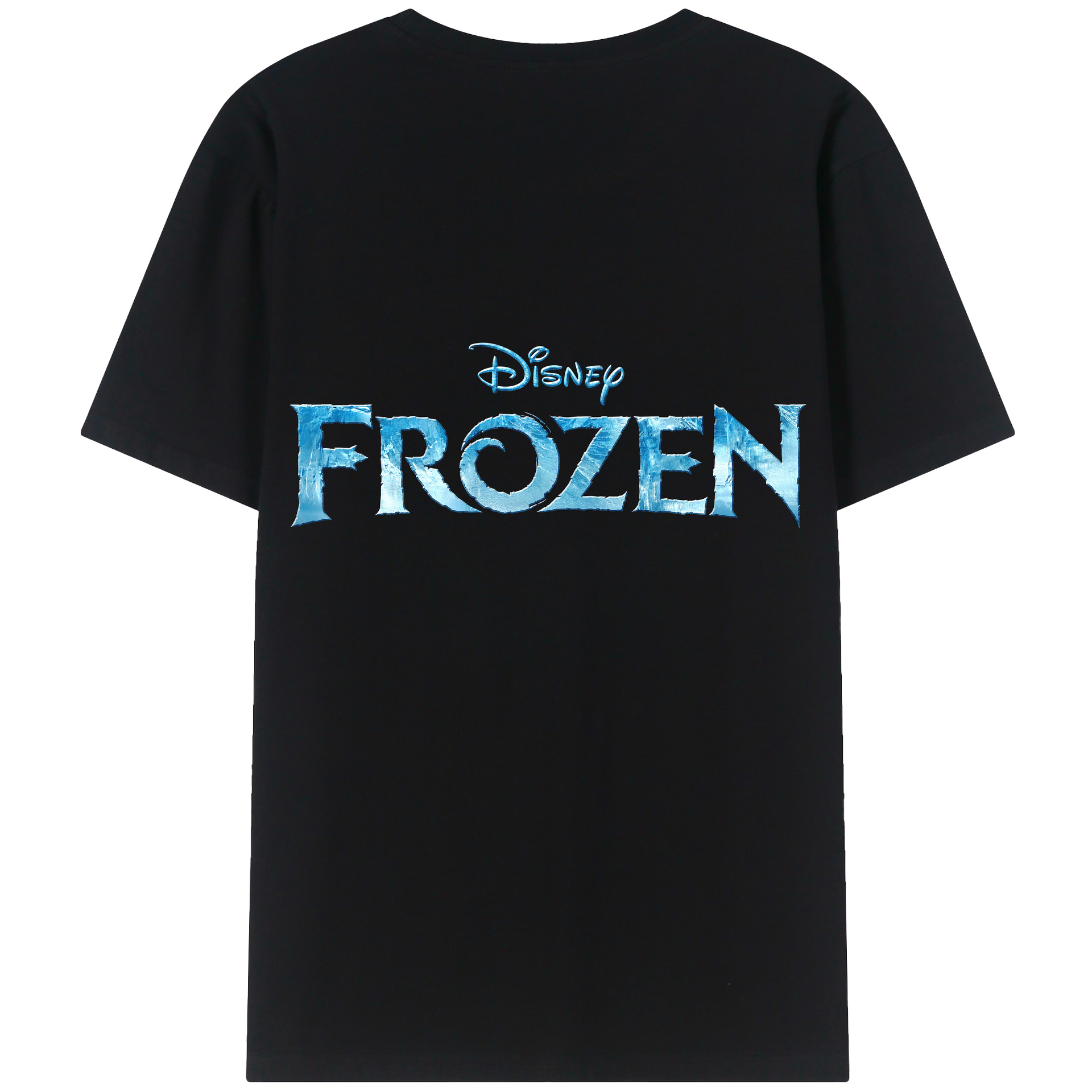 （画像用） アナと雪の女王 アンナ エルサ Frozen Anna Elsa レディース半袖Tシャツ(バックプリント)