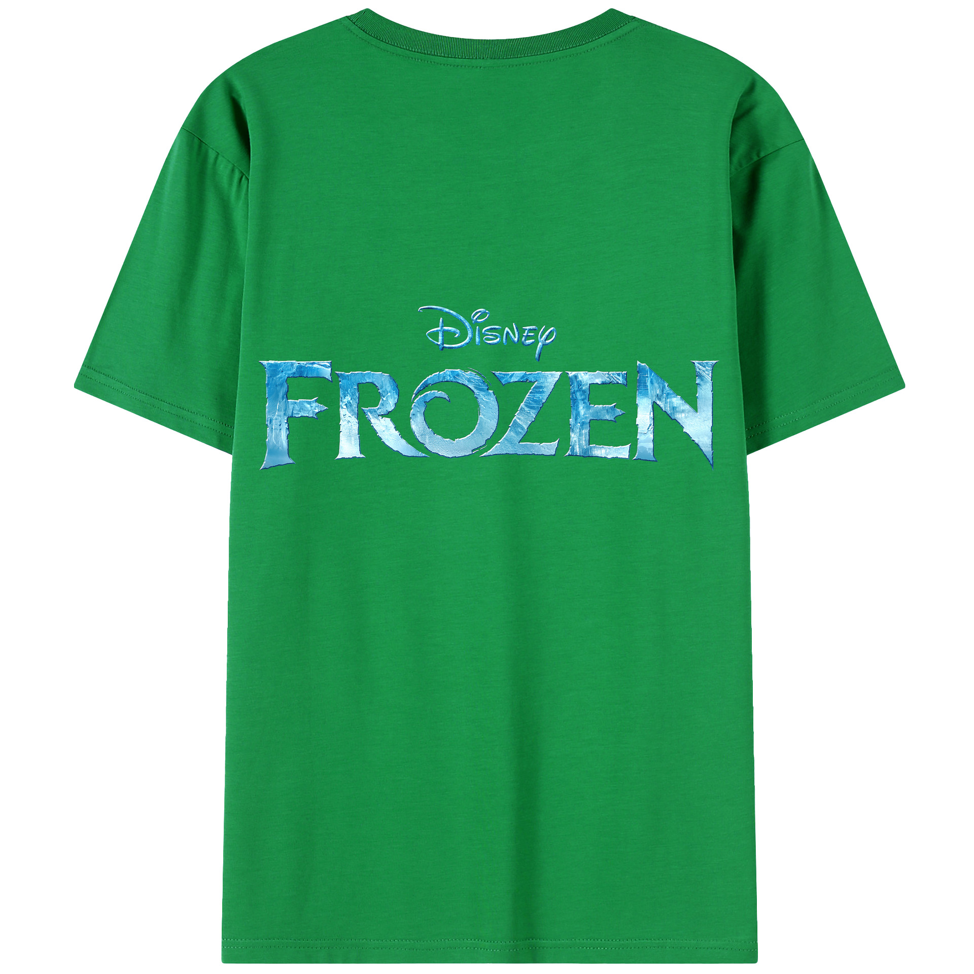 （画像用） アナと雪の女王 アンナ エルサ Frozen Anna Elsa レディース半袖Tシャツ(バックプリント)