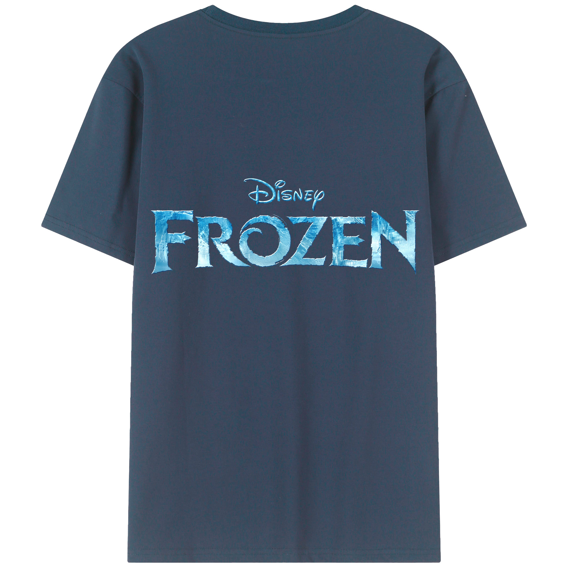 （画像用） アナと雪の女王 アンナ エルサ Frozen Anna Elsa レディース半袖Tシャツ(バックプリント)