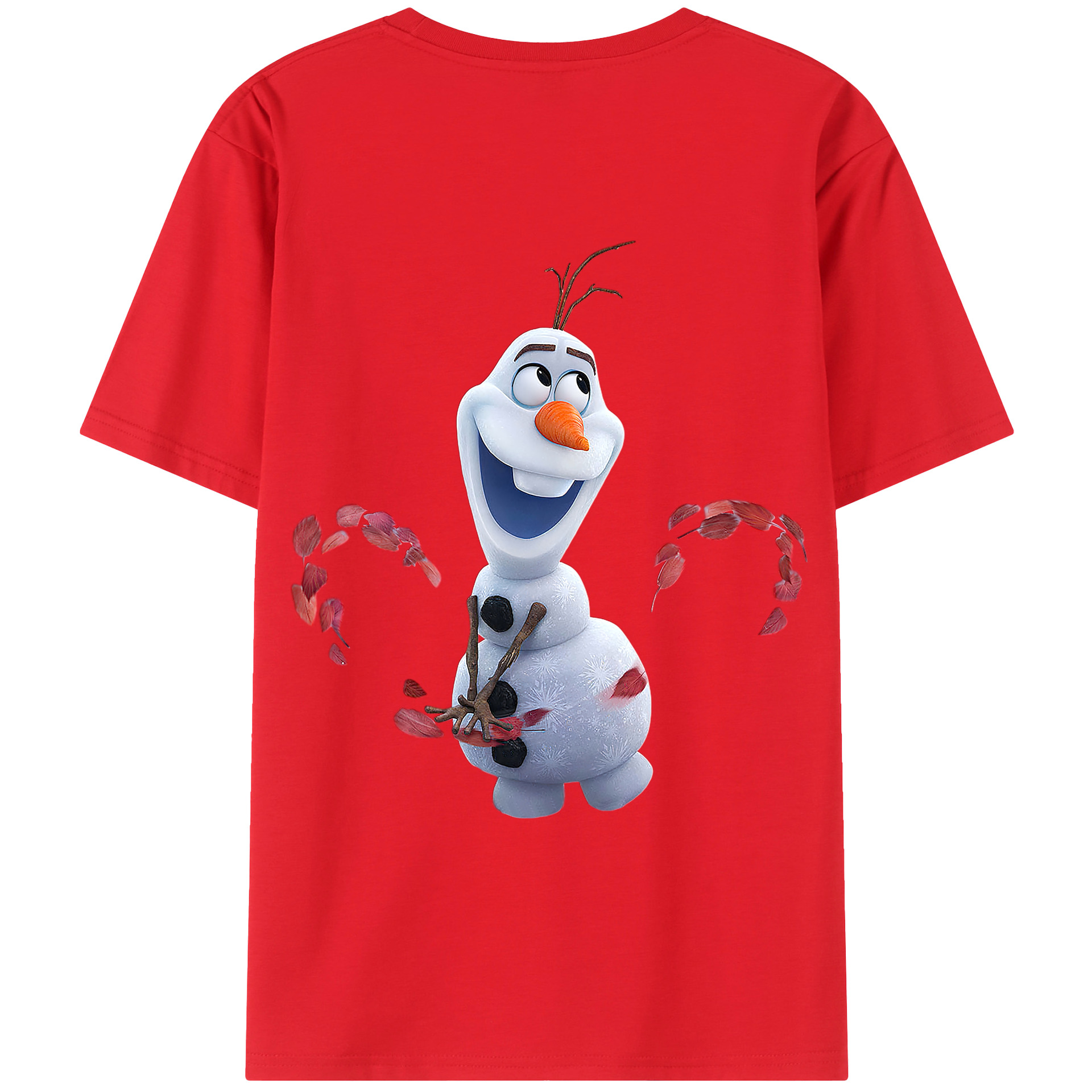 （画像用） アナと雪の女王 アンナ エルサ Frozen Anna Elsa レディース半袖Tシャツ(バックプリント)