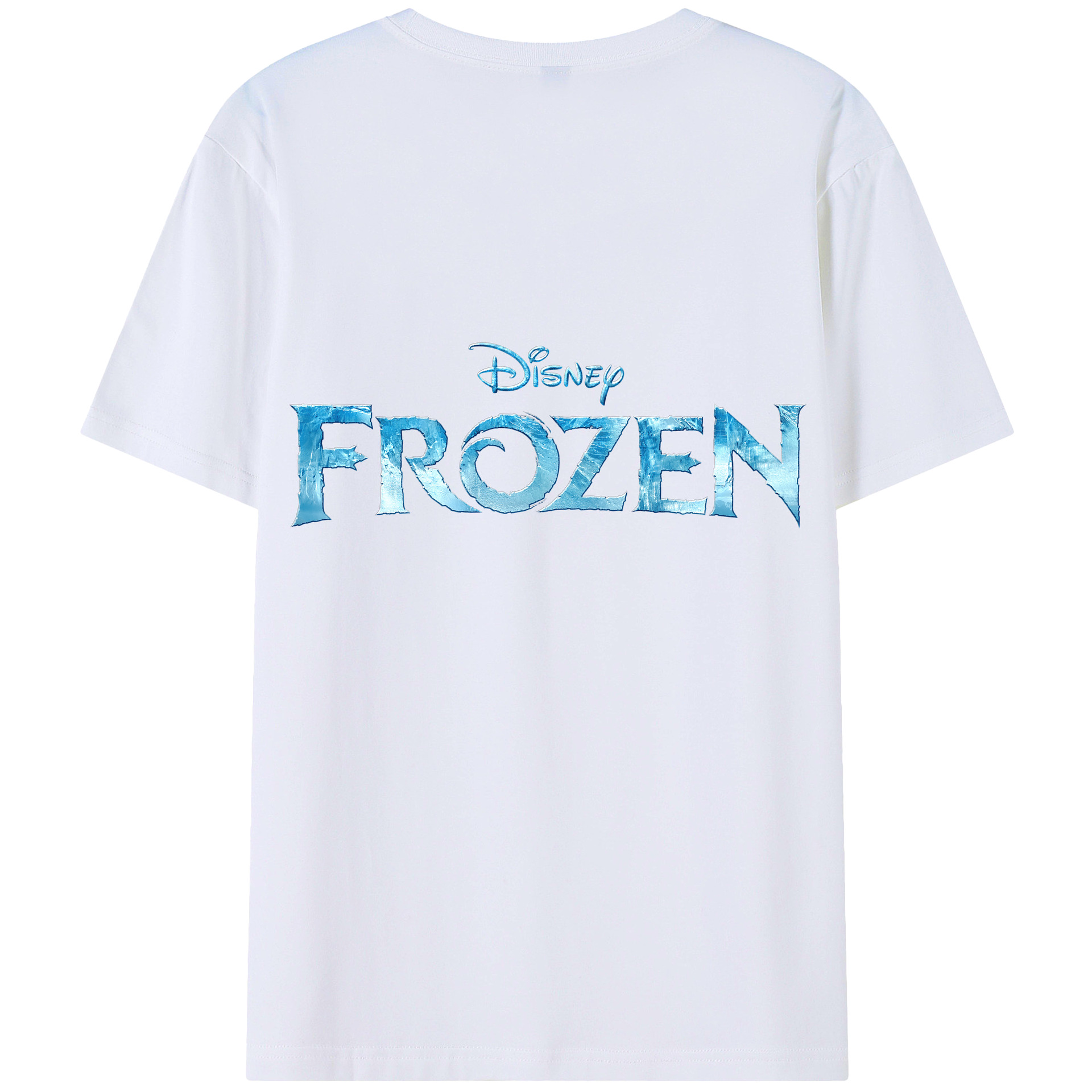 （画像用） アナと雪の女王 アンナ エルサ Frozen Anna Elsa レディース半袖Tシャツ(バックプリント)