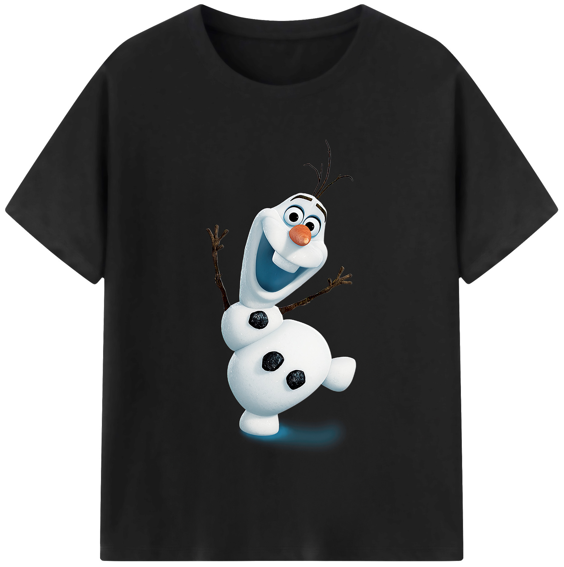 （画像用） アナと雪の女王 アンナ エルサ Frozen Anna Elsa レディースカジュアルプリントTシャツ（綿100％）