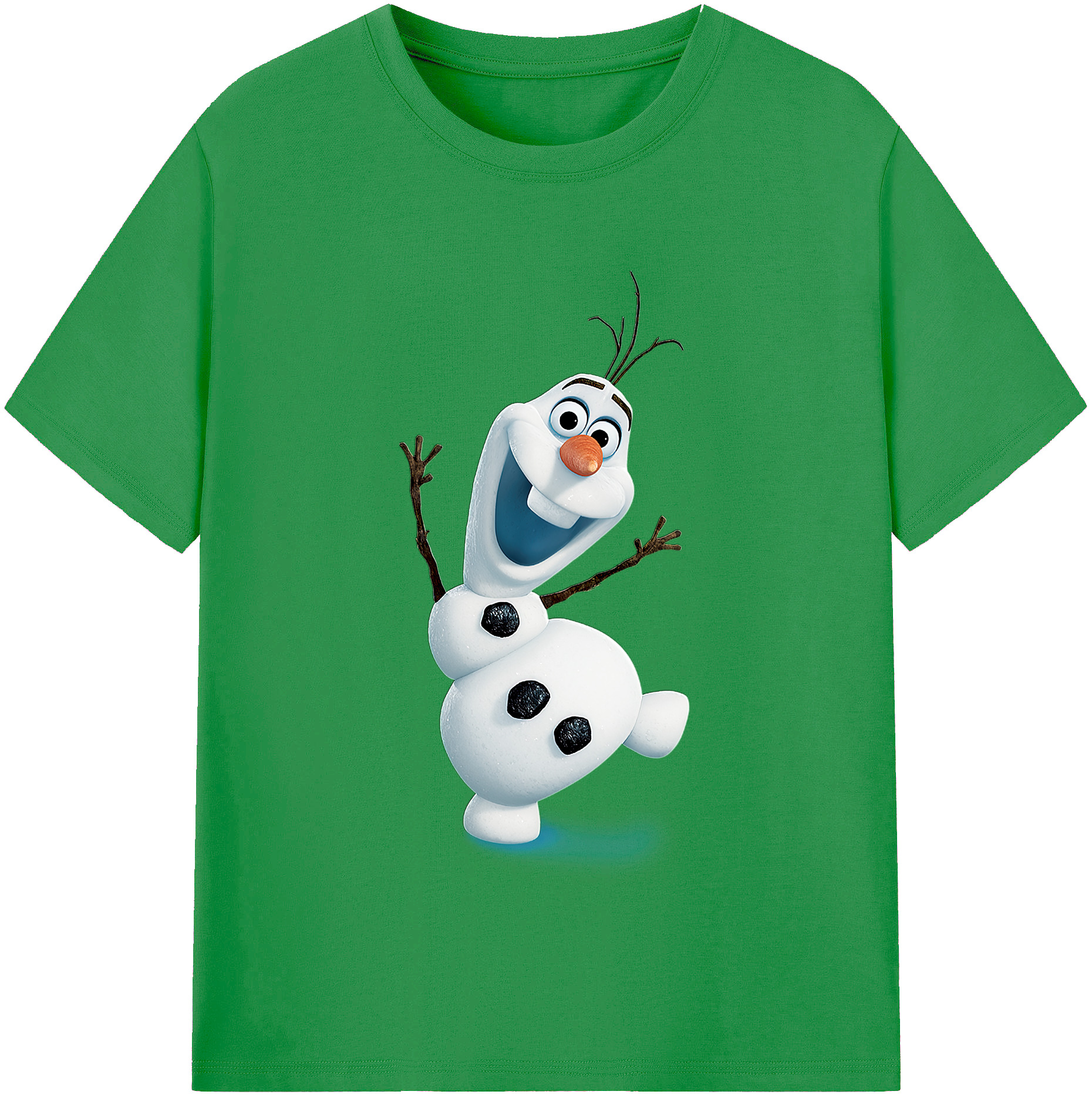 （画像用） アナと雪の女王 アンナ エルサ Frozen Anna Elsa レディースカジュアルプリントTシャツ（綿100％）
