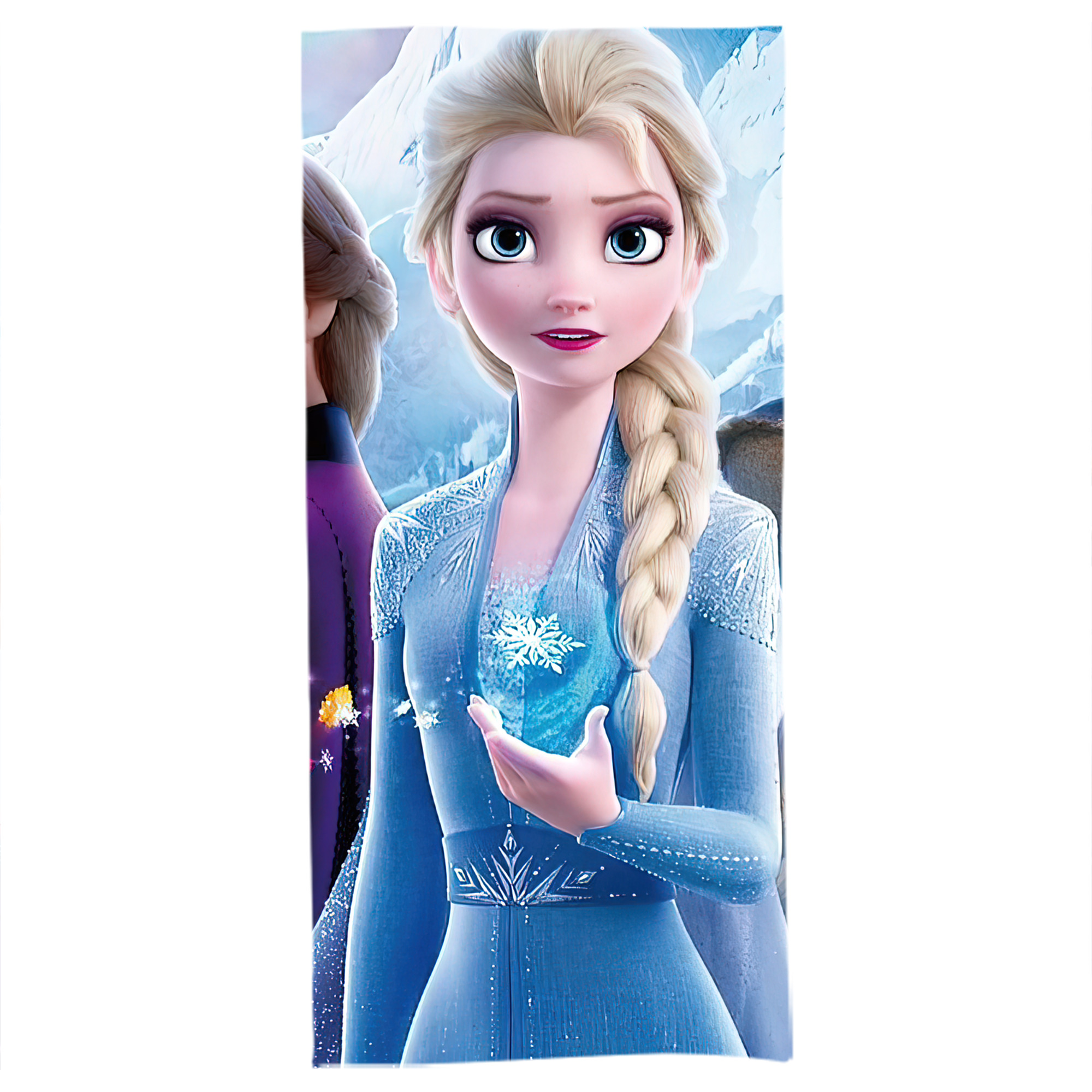 （画像用） アナと雪の女王 アンナ エルサ Frozen Anna Elsa 大判バスタオル 70×140cm 吸水速乾 柔らかい肌触り