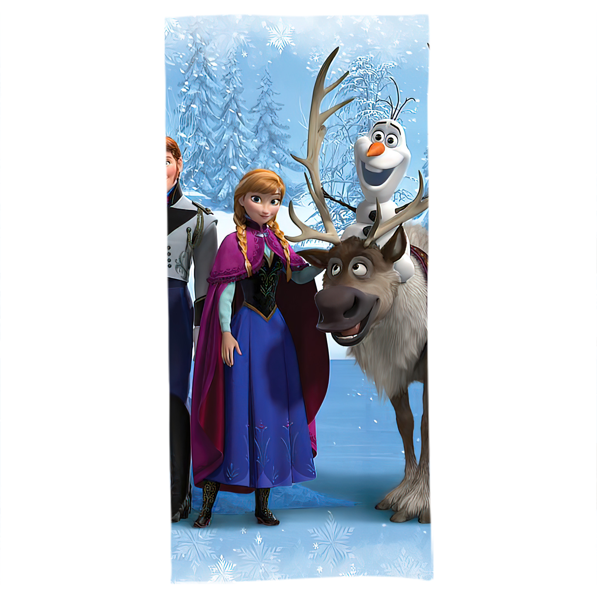 （画像用） アナと雪の女王 アンナ エルサ Frozen Anna Elsa 大判バスタオル 70×140cm 吸水速乾 柔らかい肌触り