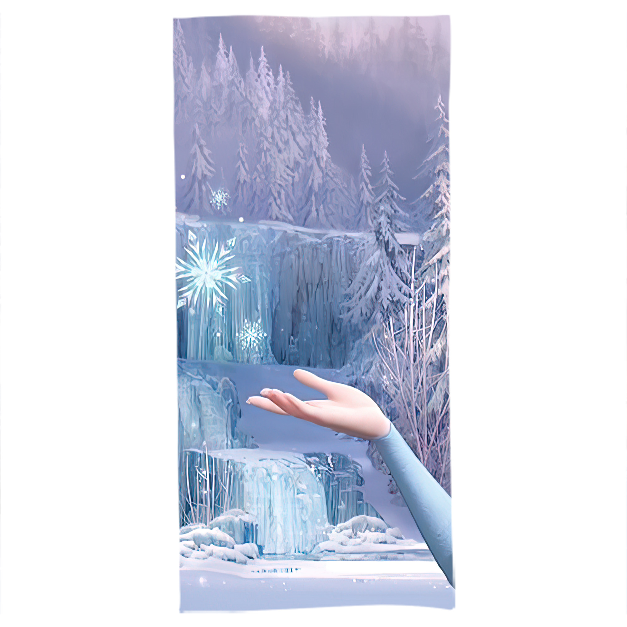 （画像用） アナと雪の女王 アンナ エルサ Frozen Anna Elsa 大判バスタオル 70×140cm 吸水速乾 柔らかい肌触り