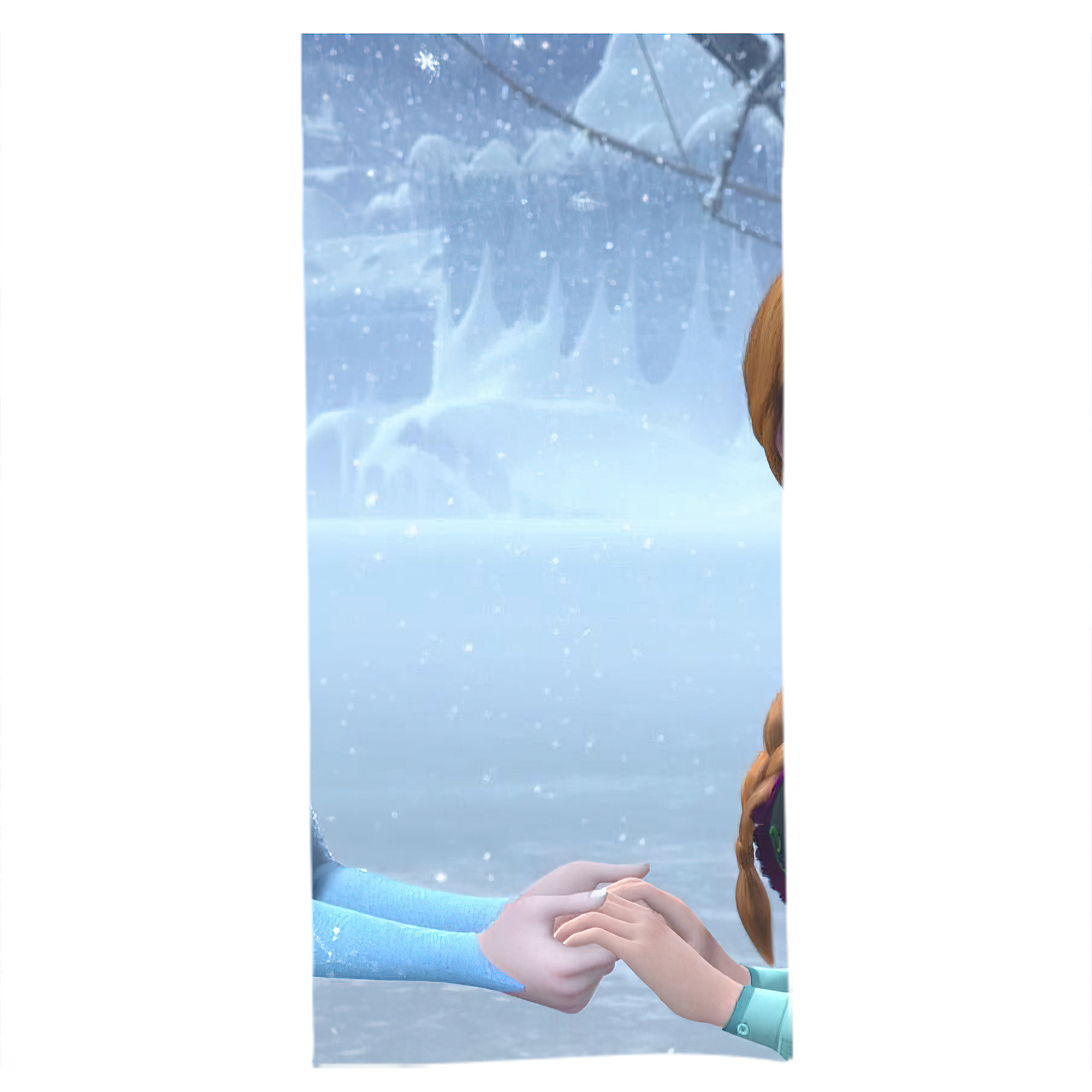 （画像用） アナと雪の女王 アンナ エルサ Frozen Anna Elsa 大判バスタオル 70×140cm 吸水速乾 柔らかい肌触り