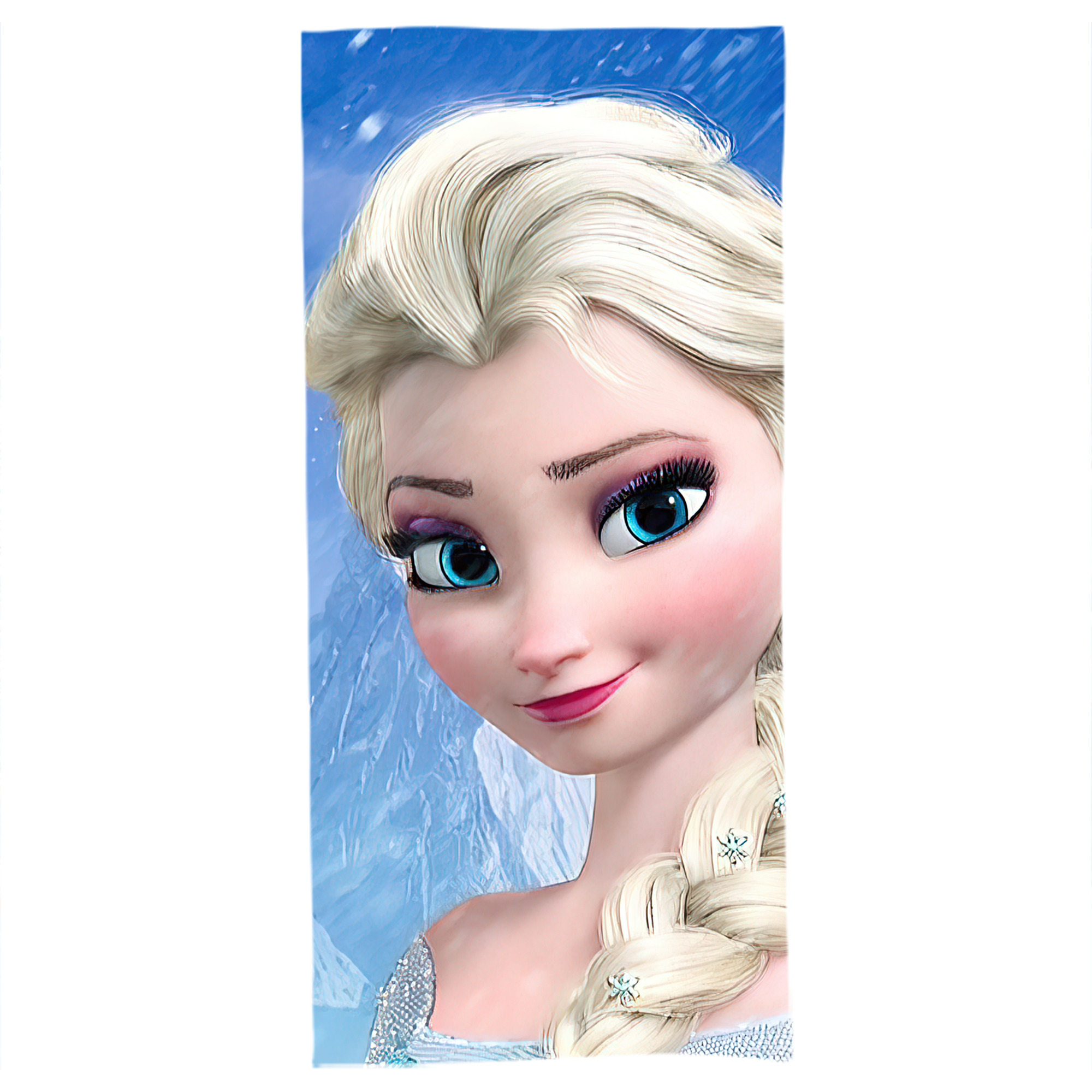 （画像用） アナと雪の女王 アンナ エルサ Frozen Anna Elsa 大判バスタオル 70×140cm 吸水速乾 柔らかい肌触り