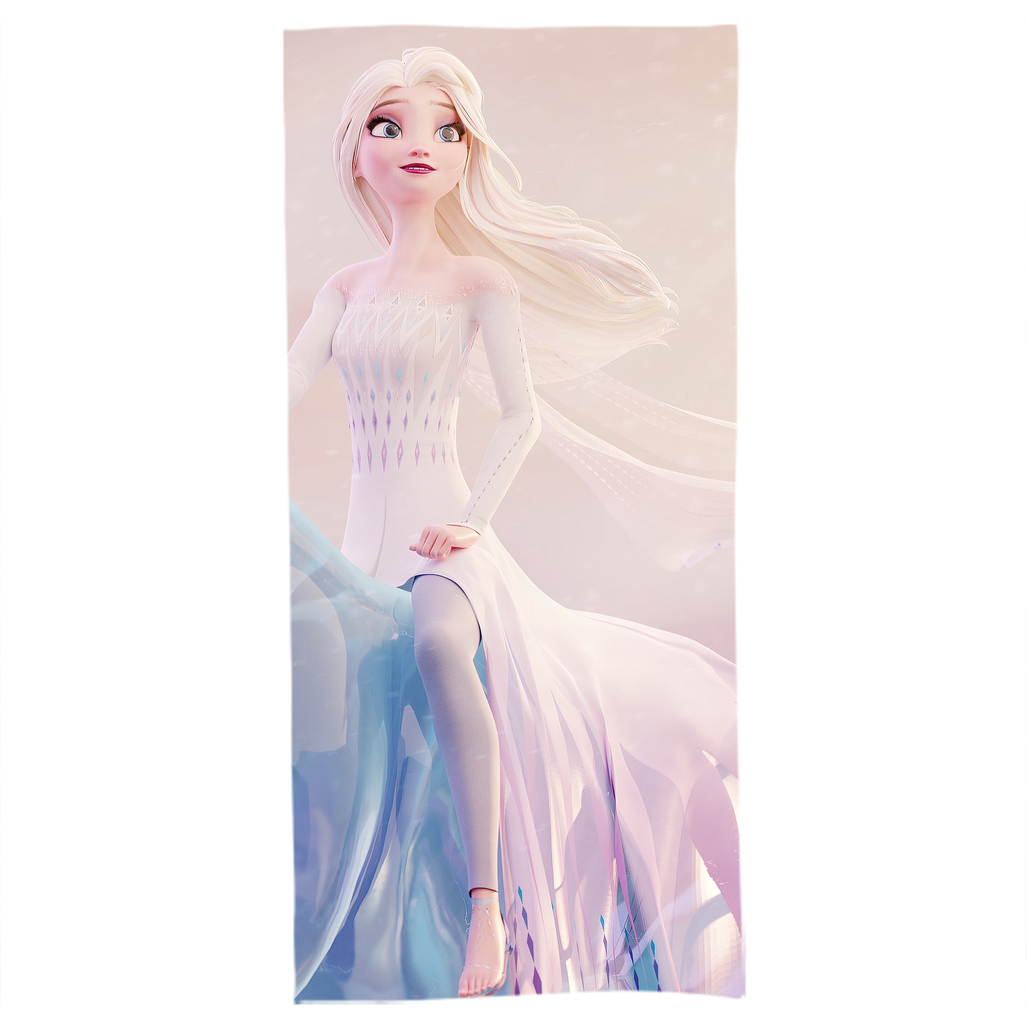 （画像用） アナと雪の女王 アンナ エルサ Frozen Anna Elsa 大判バスタオル 70×140cm 吸水速乾 柔らかい肌触り
