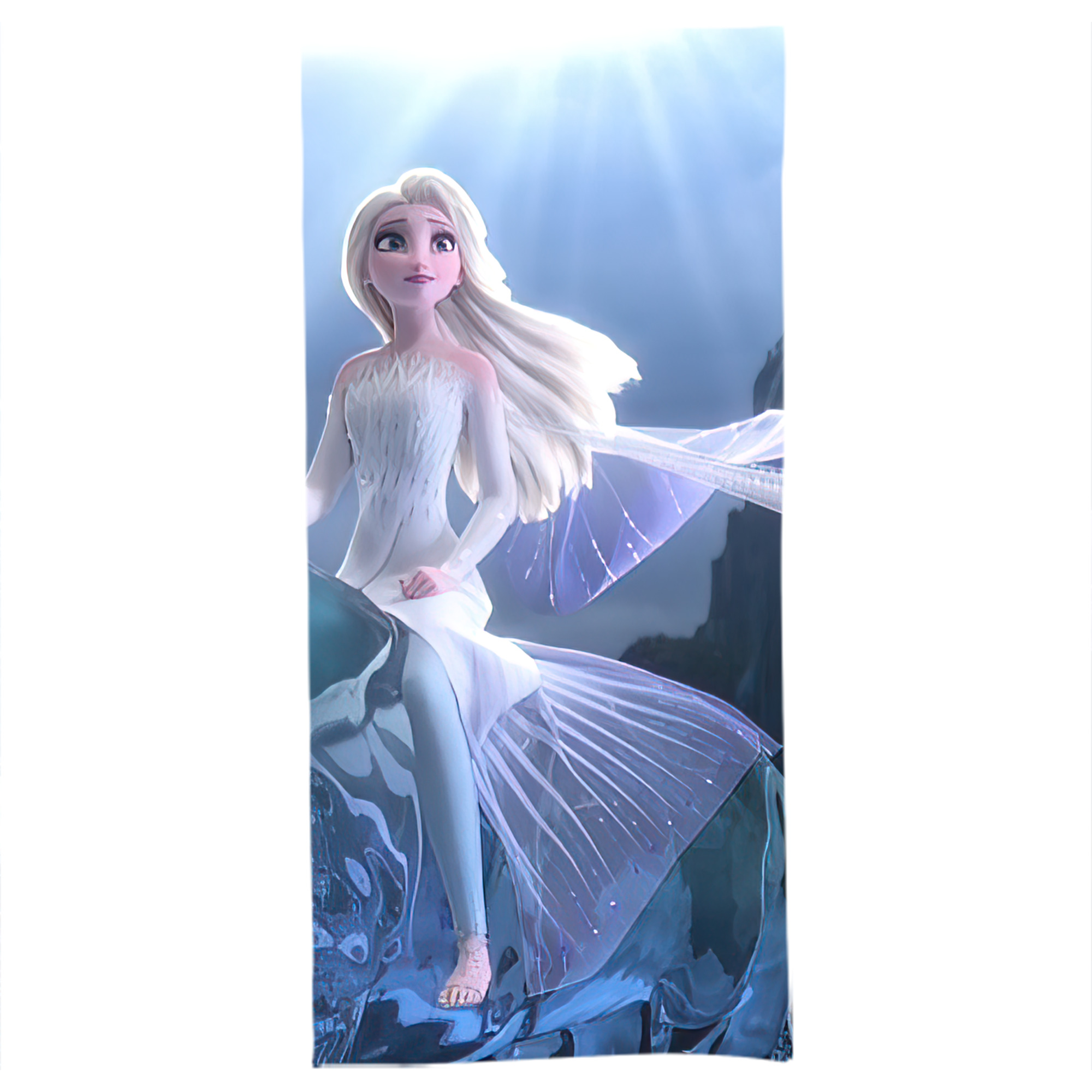 （画像用） アナと雪の女王 アンナ エルサ Frozen Anna Elsa 大判バスタオル 70×140cm 吸水速乾 柔らかい肌触り
