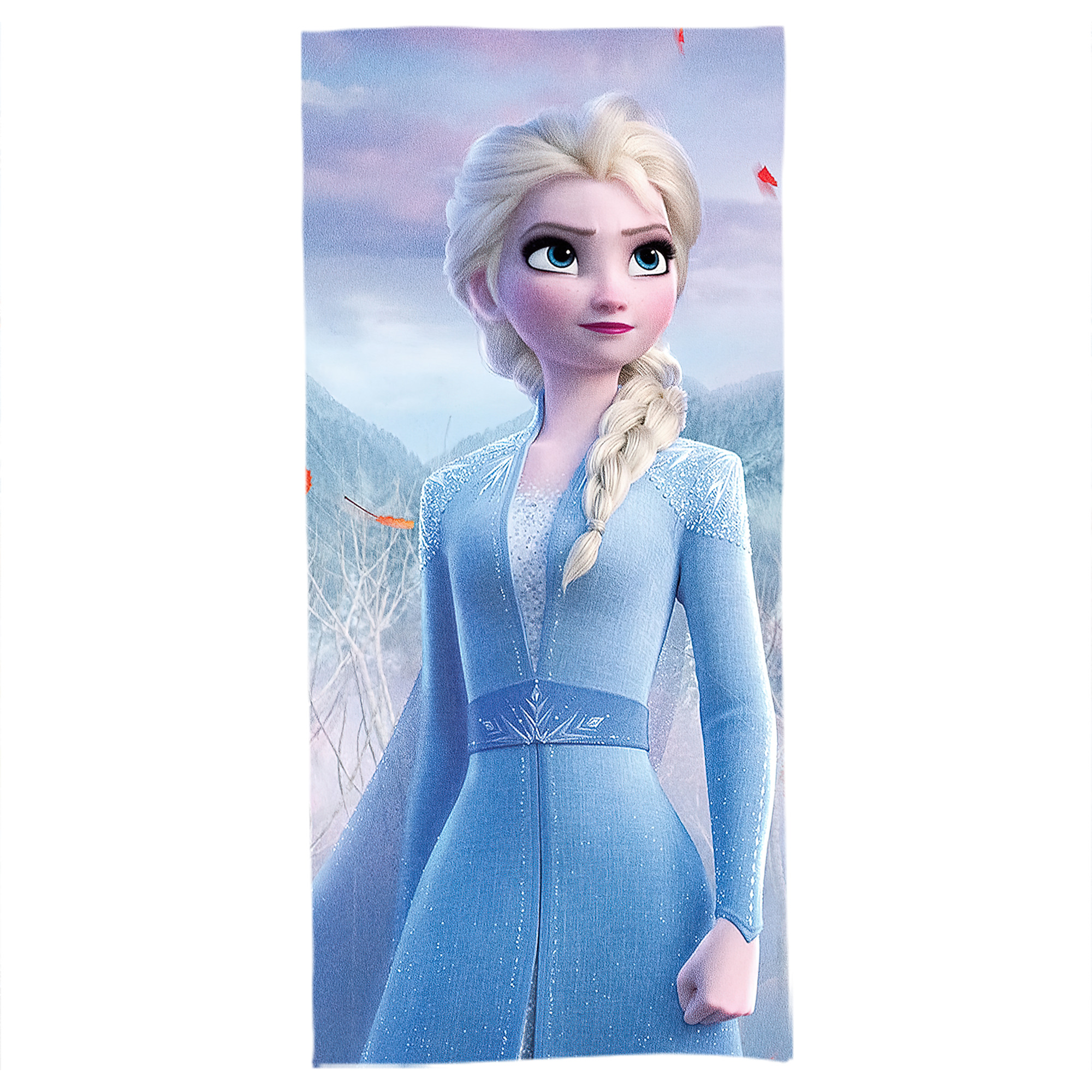 （画像用） アナと雪の女王 アンナ エルサ Frozen Anna Elsa 大判バスタオル 70×140cm 吸水速乾 柔らかい肌触り