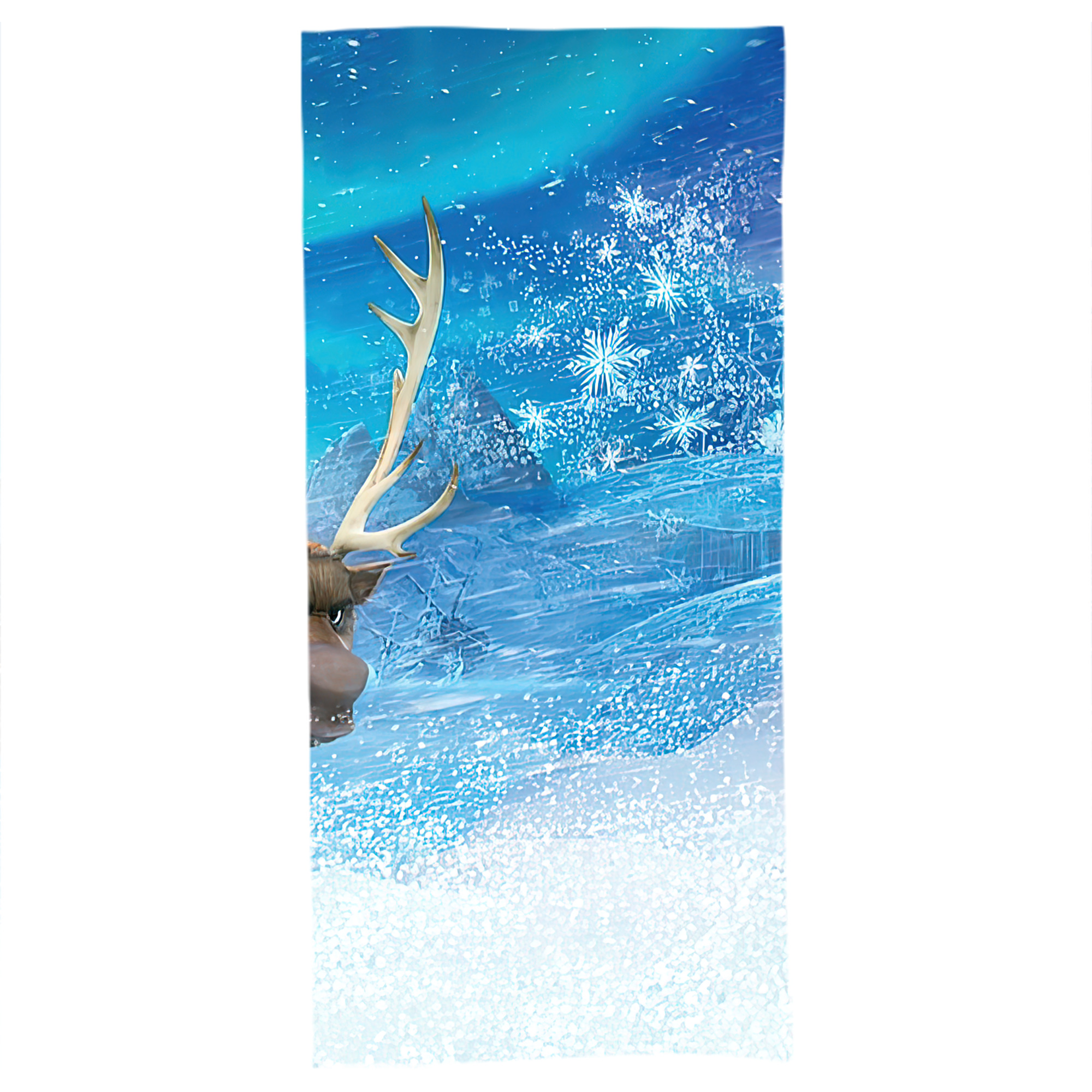 （画像用） アナと雪の女王 アンナ エルサ Frozen Anna Elsa 大判バスタオル 70×140cm 吸水速乾 柔らかい肌触り