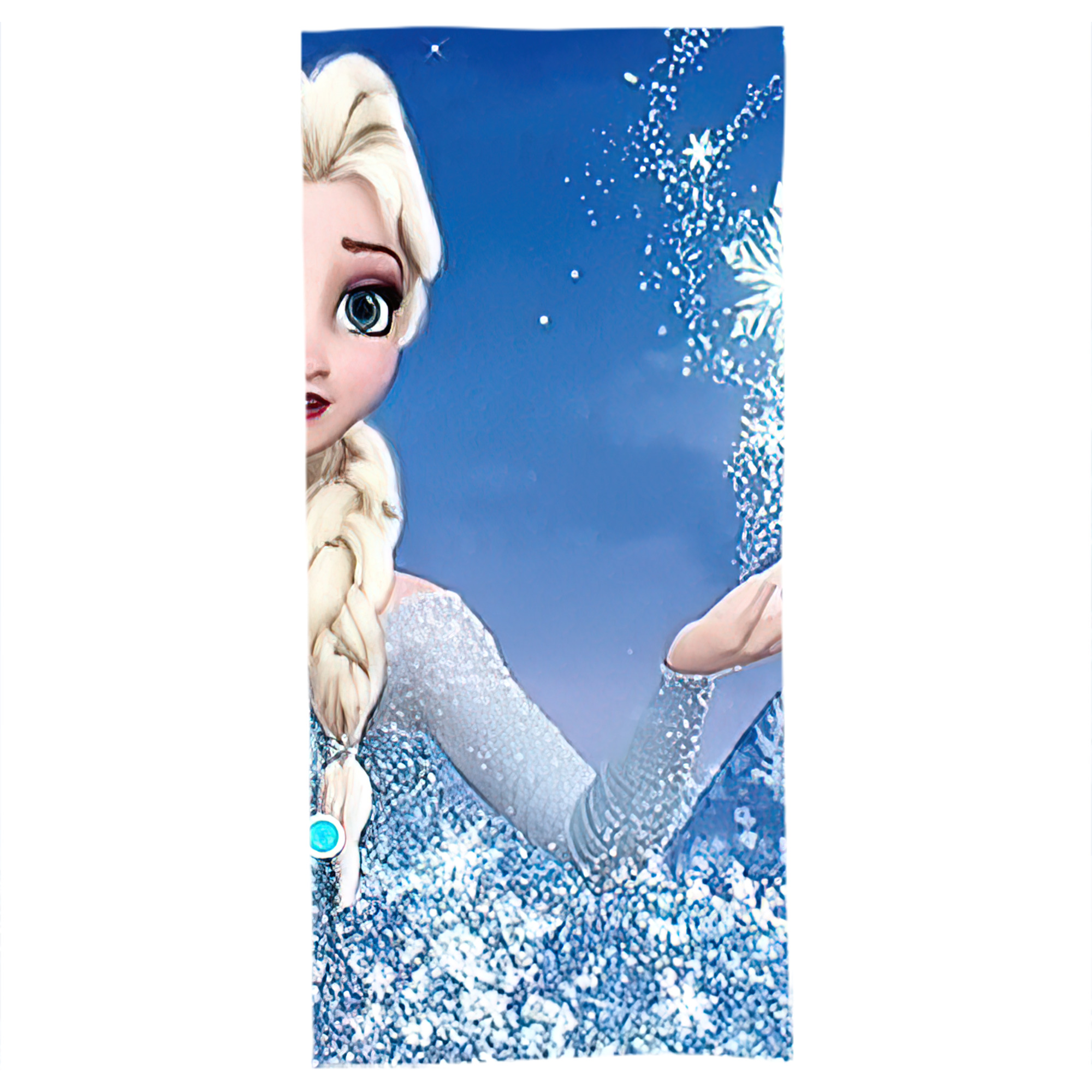 （画像用） アナと雪の女王 アンナ エルサ Frozen Anna Elsa 大判バスタオル 70×140cm 吸水速乾 柔らかい肌触り