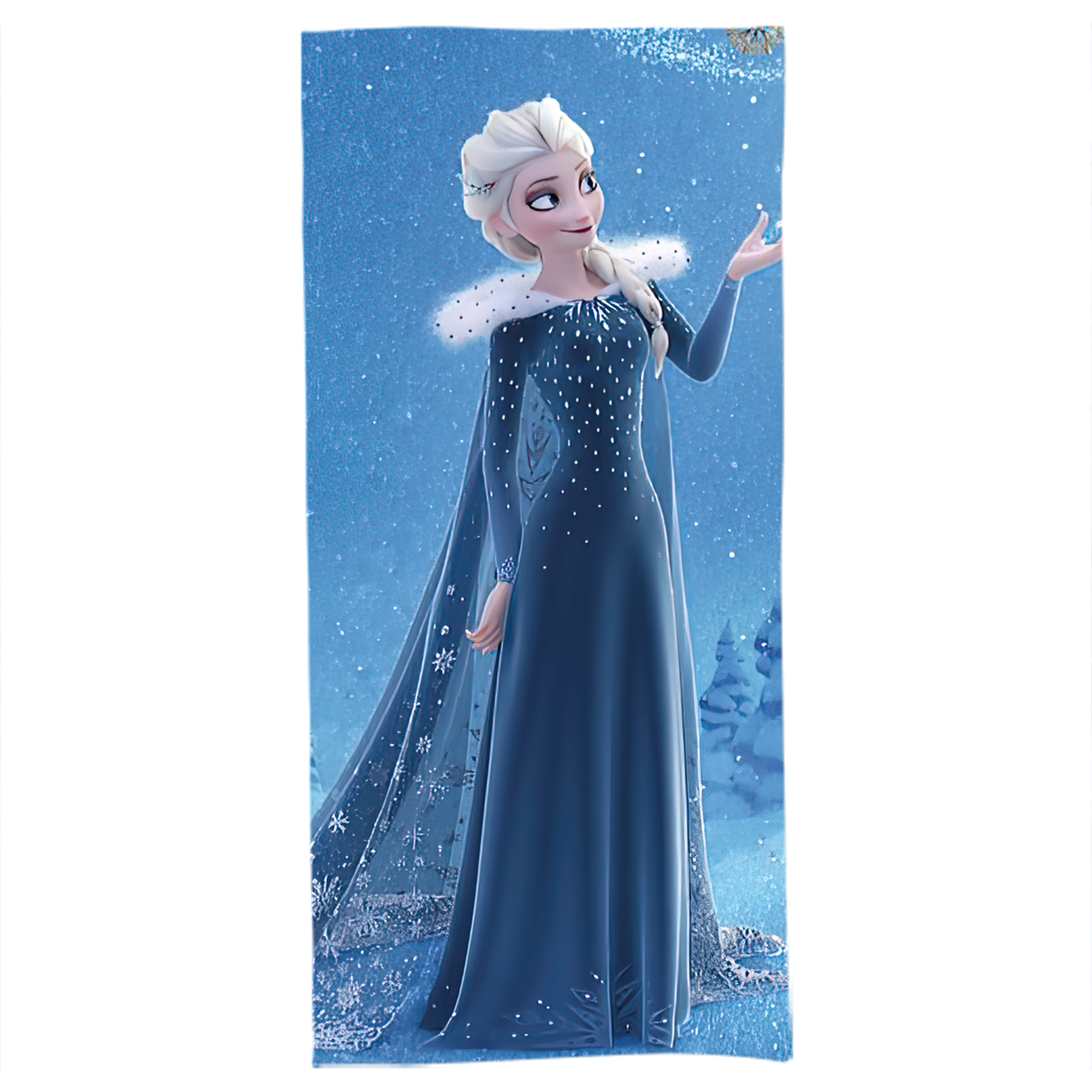 （画像用） アナと雪の女王 アンナ エルサ Frozen Anna Elsa 大判バスタオル 70×140cm 吸水速乾 柔らかい肌触り