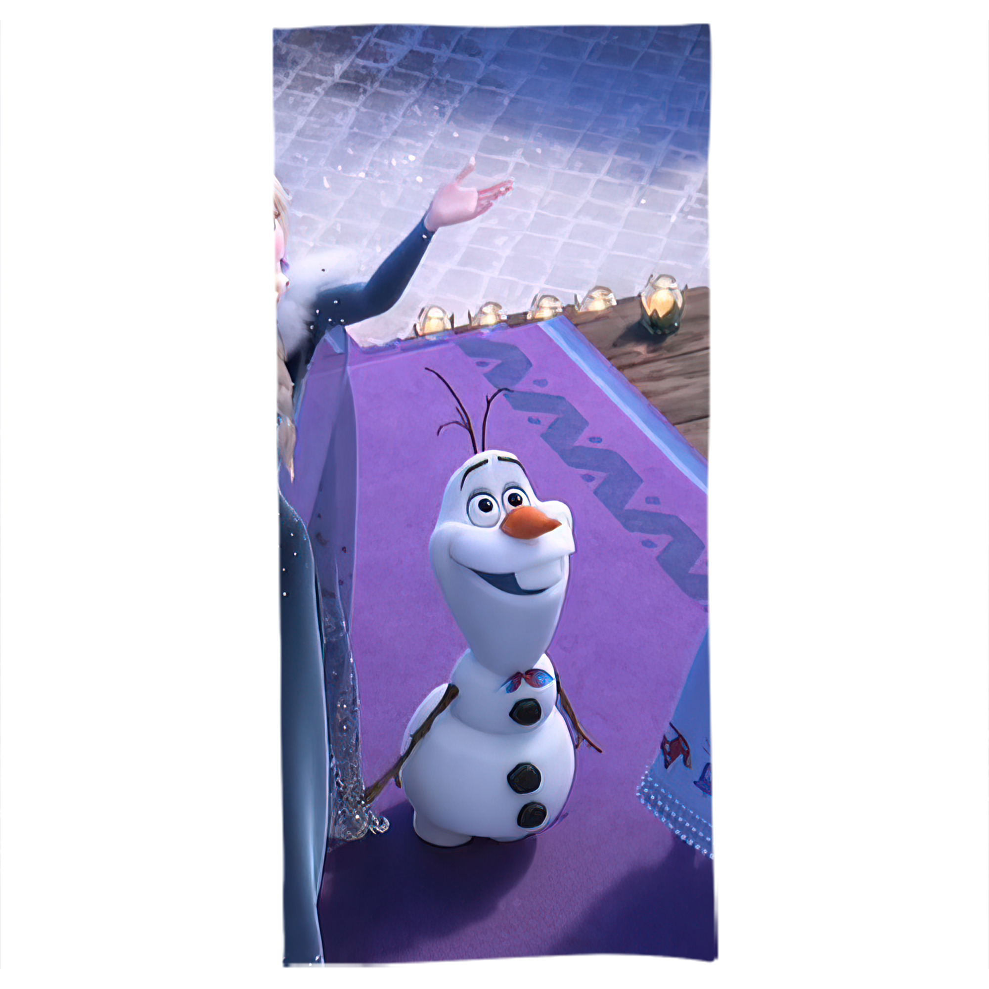 （画像用） アナと雪の女王 アンナ エルサ Frozen Anna Elsa 大判バスタオル 70×140cm 吸水速乾 柔らかい肌触り