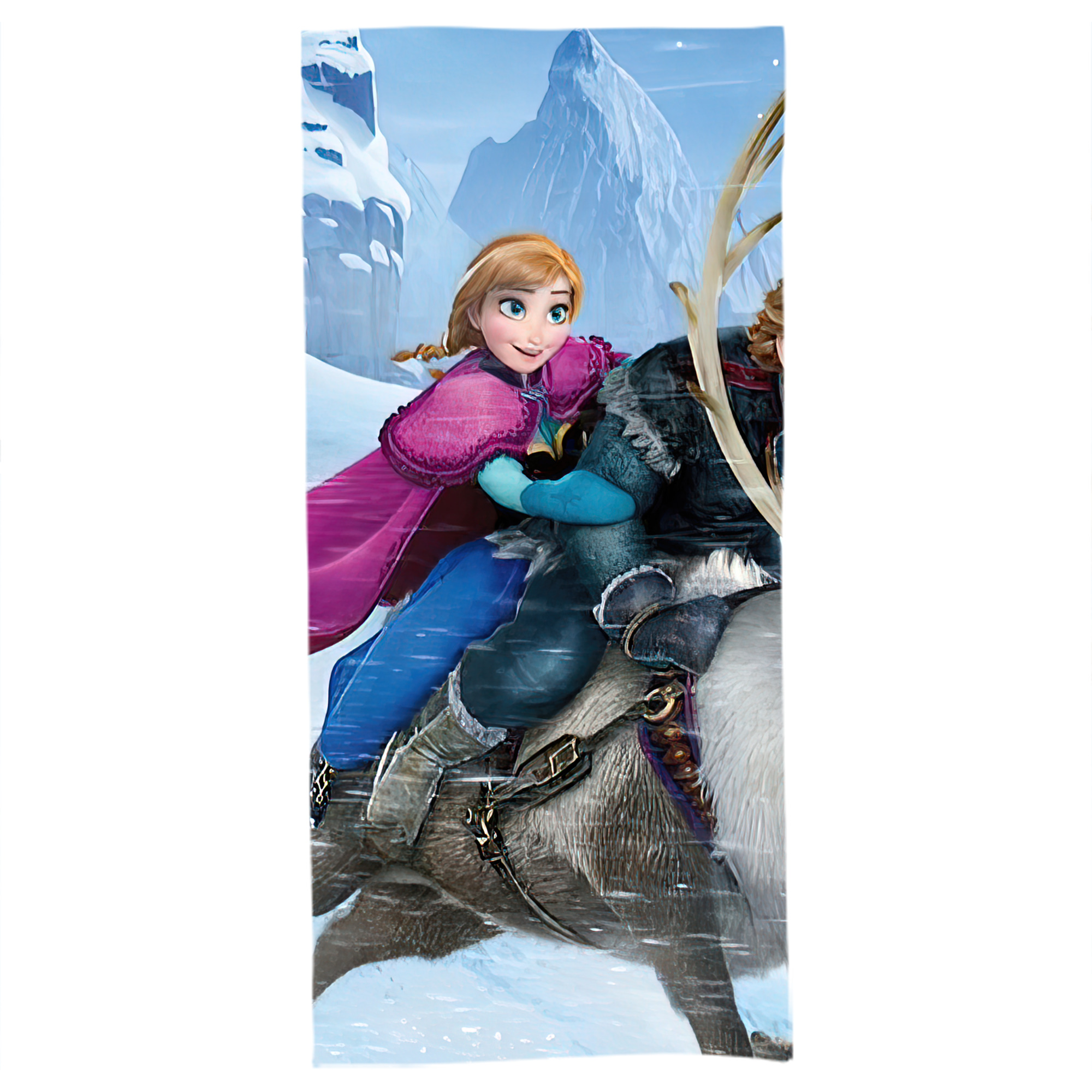 （画像用） アナと雪の女王 アンナ エルサ Frozen Anna Elsa 大判バスタオル 70×140cm 吸水速乾 柔らかい肌触り