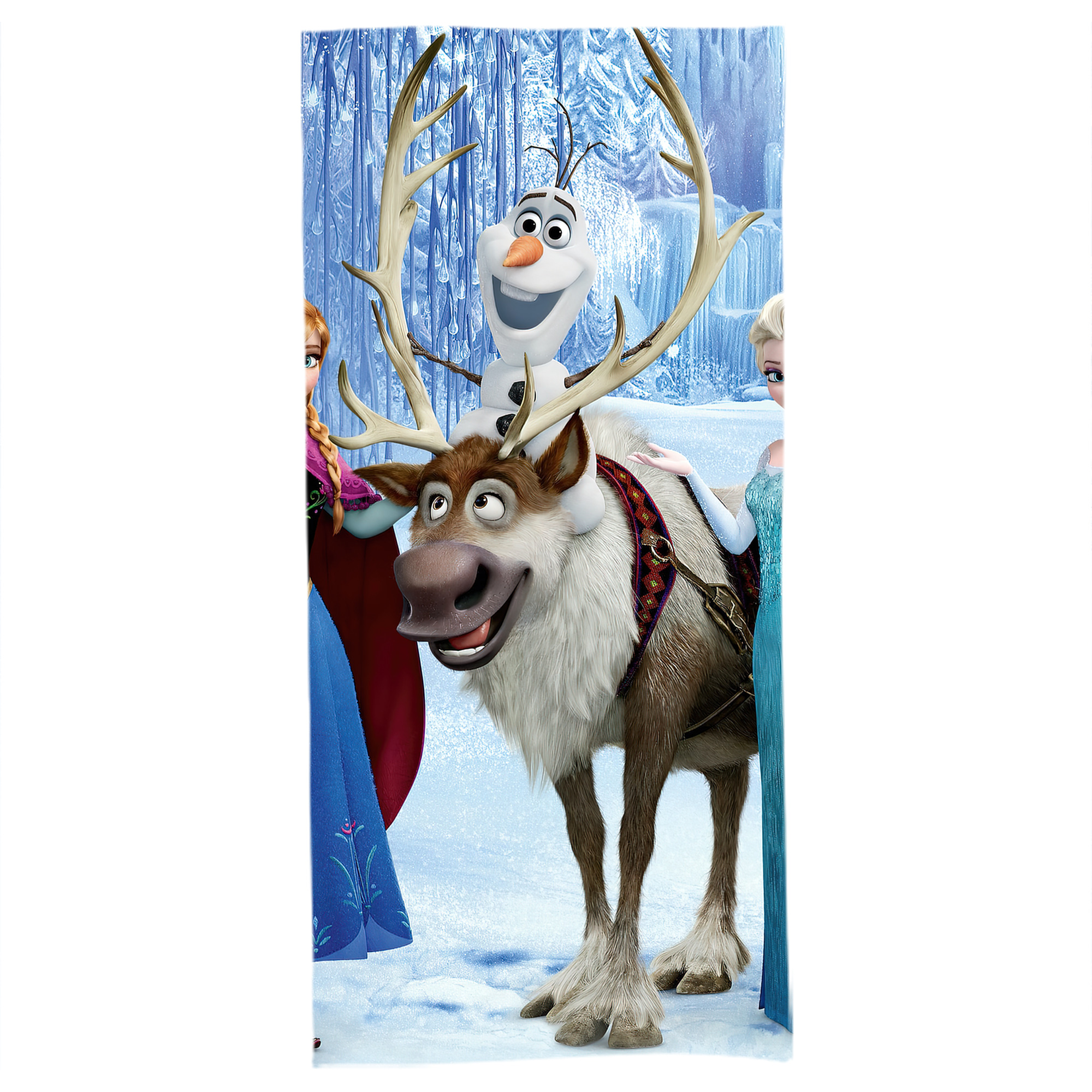 （画像用） アナと雪の女王 アンナ エルサ Frozen Anna Elsa 大判バスタオル 70×140cm 吸水速乾 柔らかい肌触り