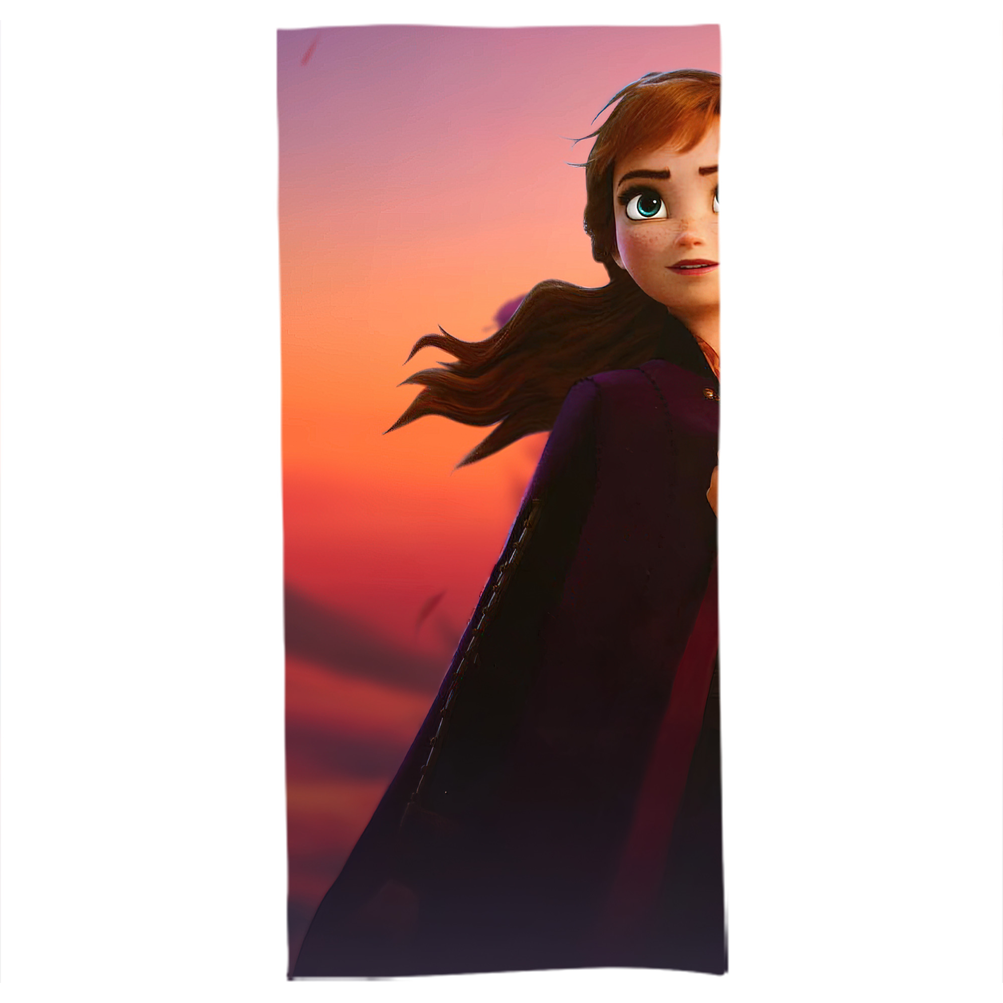 （画像用） アナと雪の女王 アンナ エルサ Frozen Anna Elsa 大判バスタオル 70×140cm 吸水速乾 柔らかい肌触り