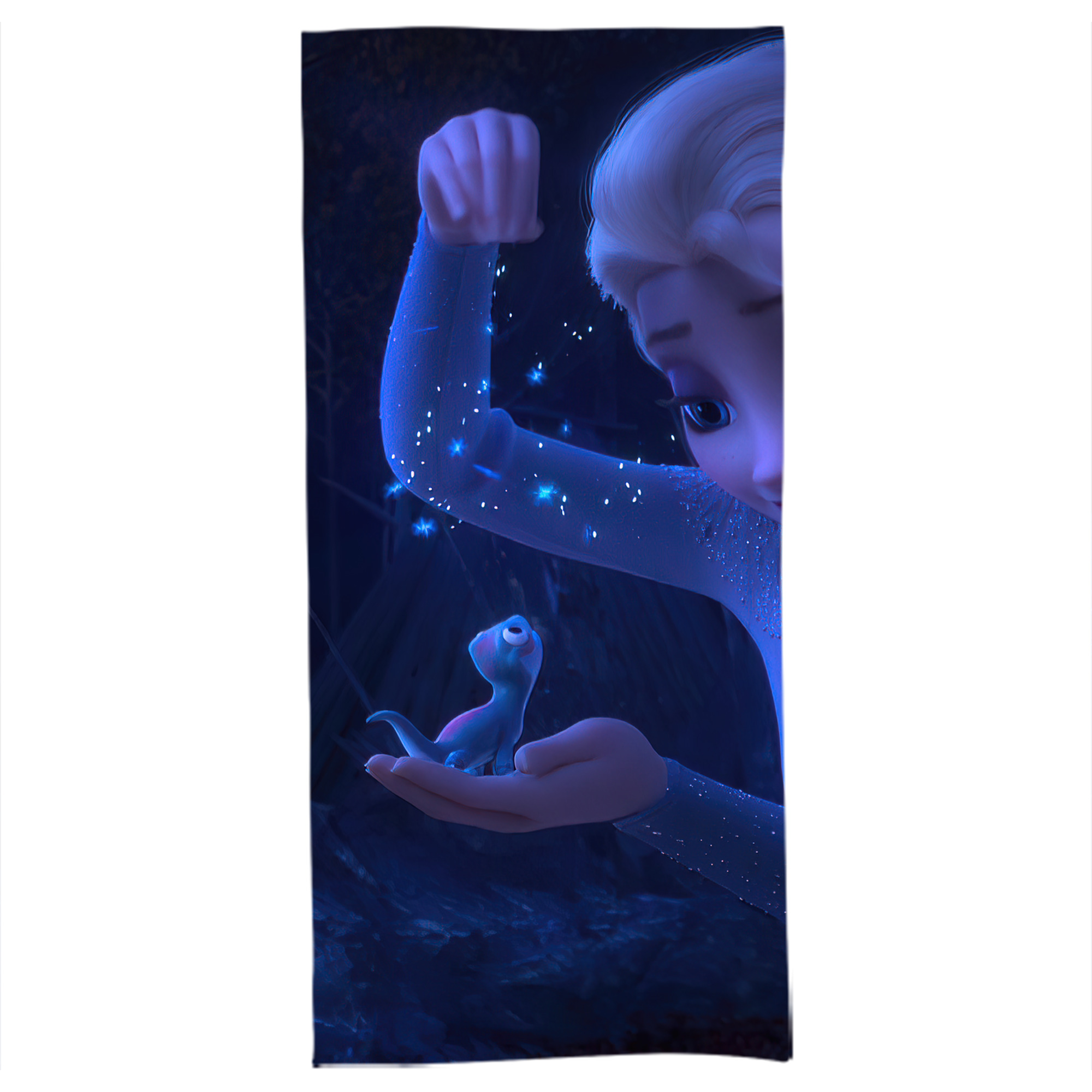 （画像用） アナと雪の女王 アンナ エルサ Frozen Anna Elsa 大判バスタオル 70×140cm 吸水速乾 柔らかい肌触り