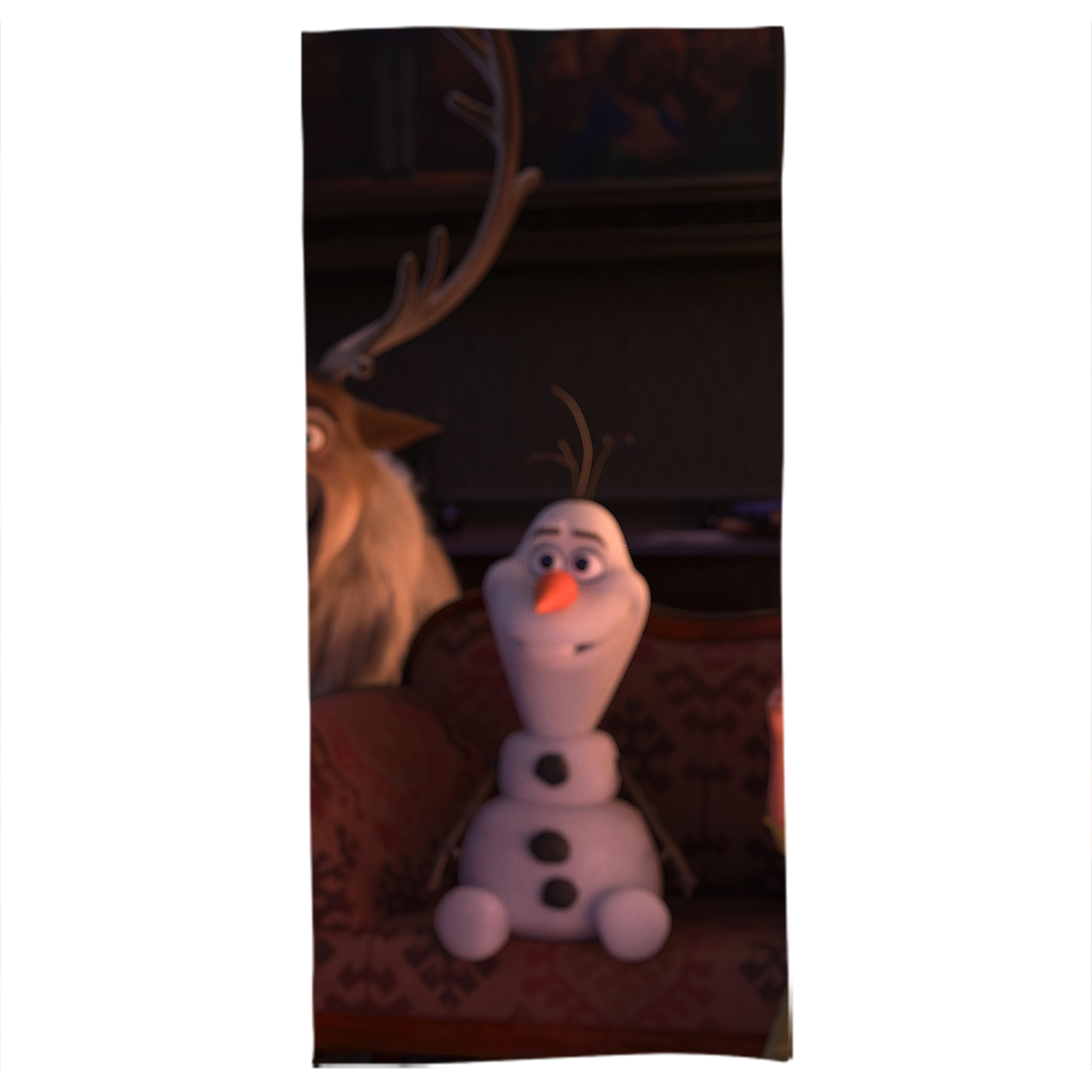 （画像用） アナと雪の女王 アンナ エルサ Frozen Anna Elsa 大判バスタオル 70×140cm 吸水速乾 柔らかい肌触り