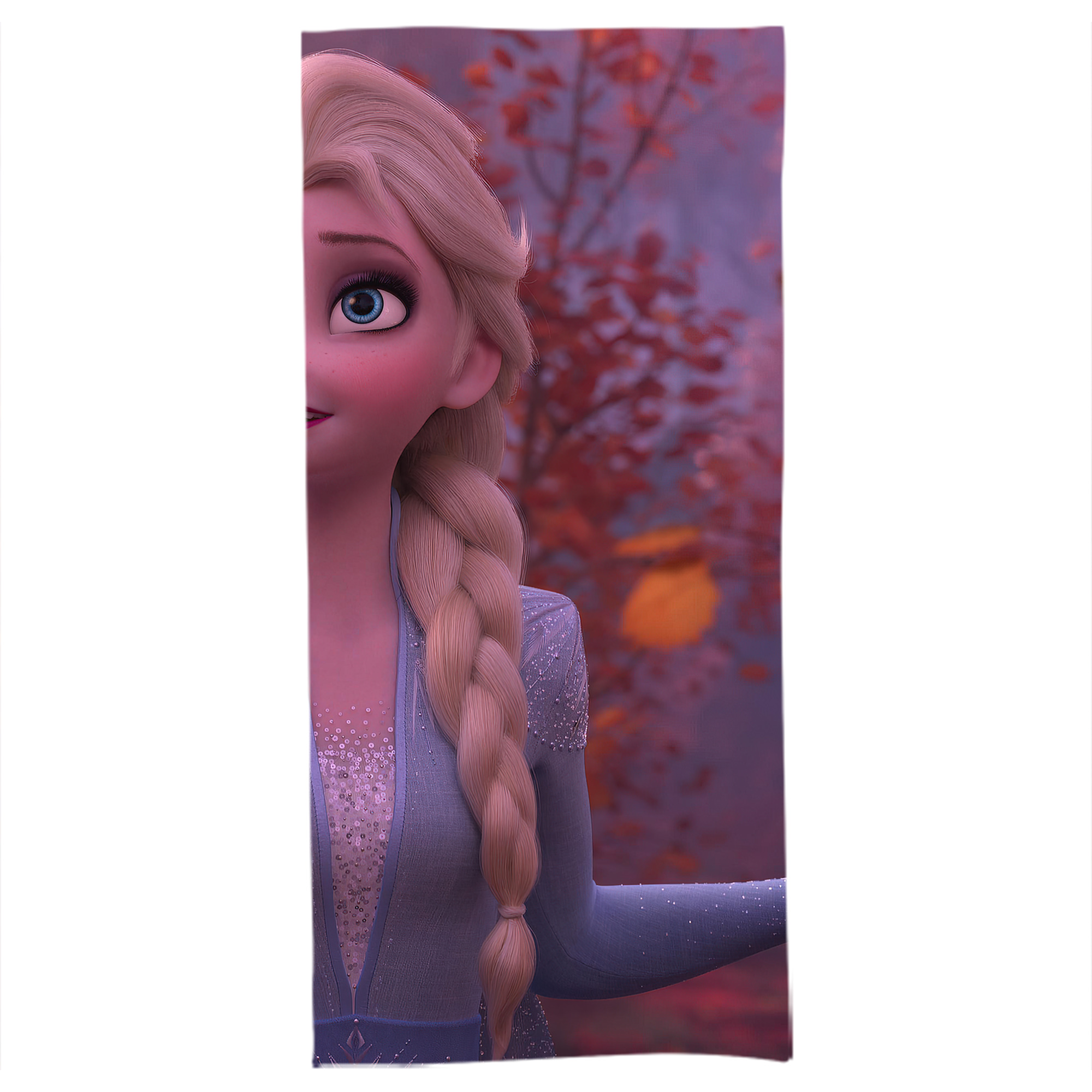 （画像用） アナと雪の女王 アンナ エルサ Frozen Anna Elsa 大判バスタオル 70×140cm 吸水速乾 柔らかい肌触り