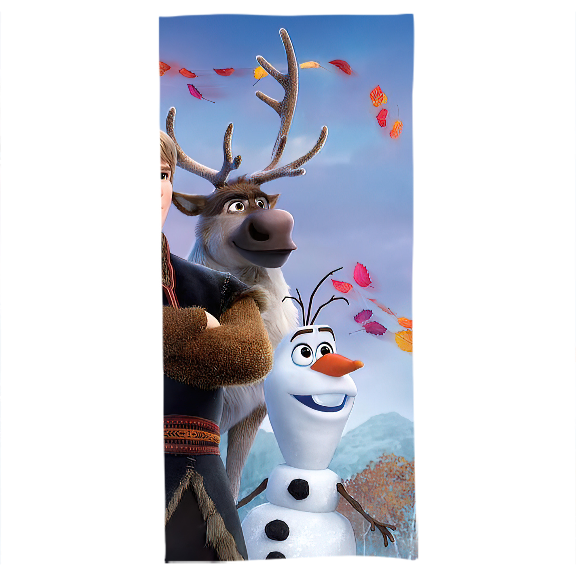 （画像用） アナと雪の女王 アンナ エルサ Frozen Anna Elsa 大判バスタオル 70×140cm 吸水速乾 柔らかい肌触り