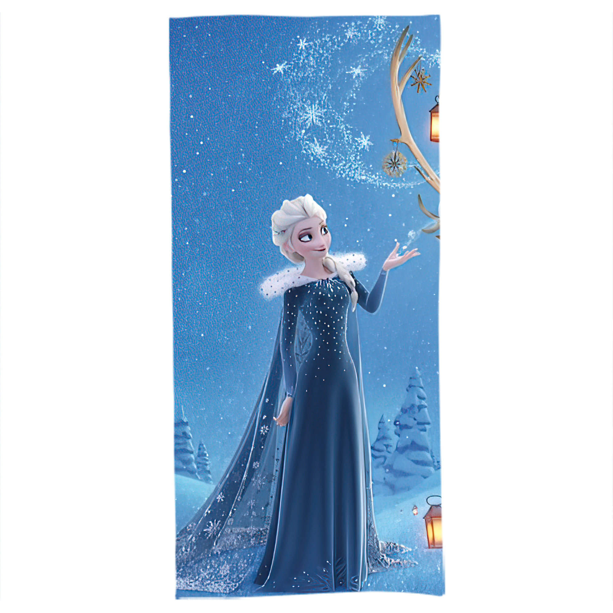 （画像用） アナと雪の女王 アンナ エルサ Frozen Anna Elsa 大判バスタオル 70×140cm 吸水速乾 柔らかい肌触り