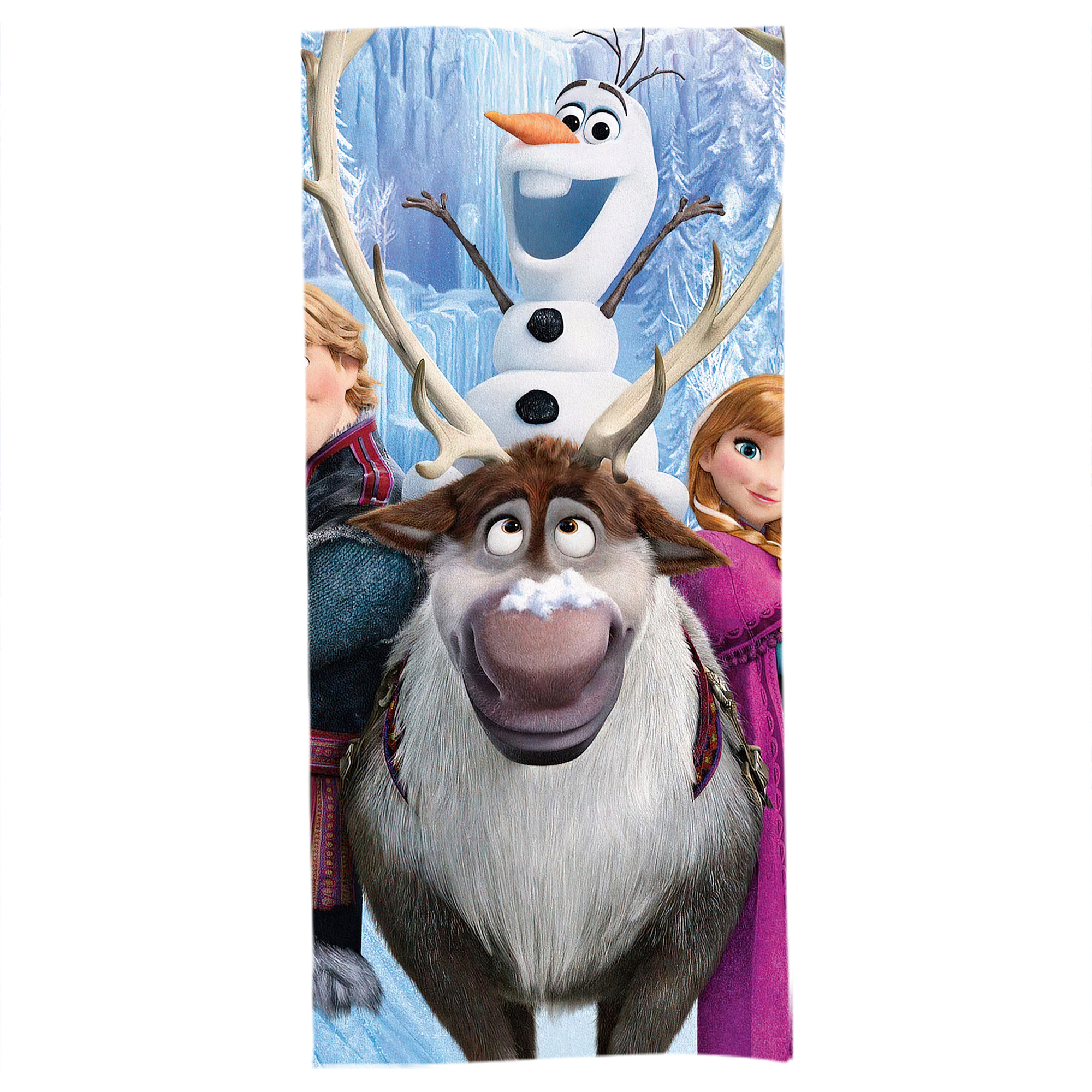 （画像用） アナと雪の女王 アンナ エルサ Frozen Anna Elsa 大判バスタオル 70×140cm 吸水速乾 柔らかい肌触り