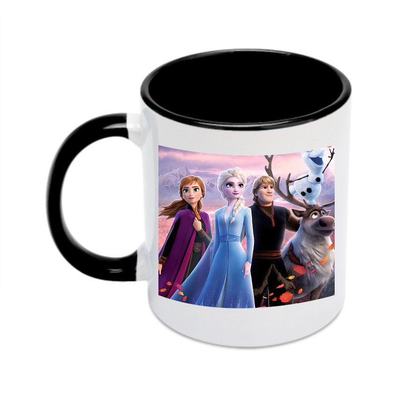 （画像用） アナと雪の女王 アンナ エルサ Frozen Anna Elsa カラーマグカップ