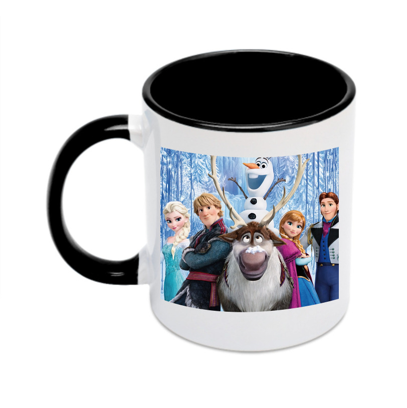 （画像用） アナと雪の女王 アンナ エルサ Frozen Anna Elsa カラーマグカップ