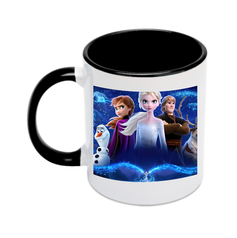 （画像用） アナと雪の女王 アンナ エルサ Frozen Anna Elsa カラーマグカップ