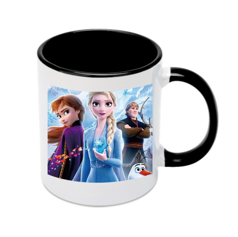 （画像用） アナと雪の女王 アンナ エルサ Frozen Anna Elsa カラーマグカップ
