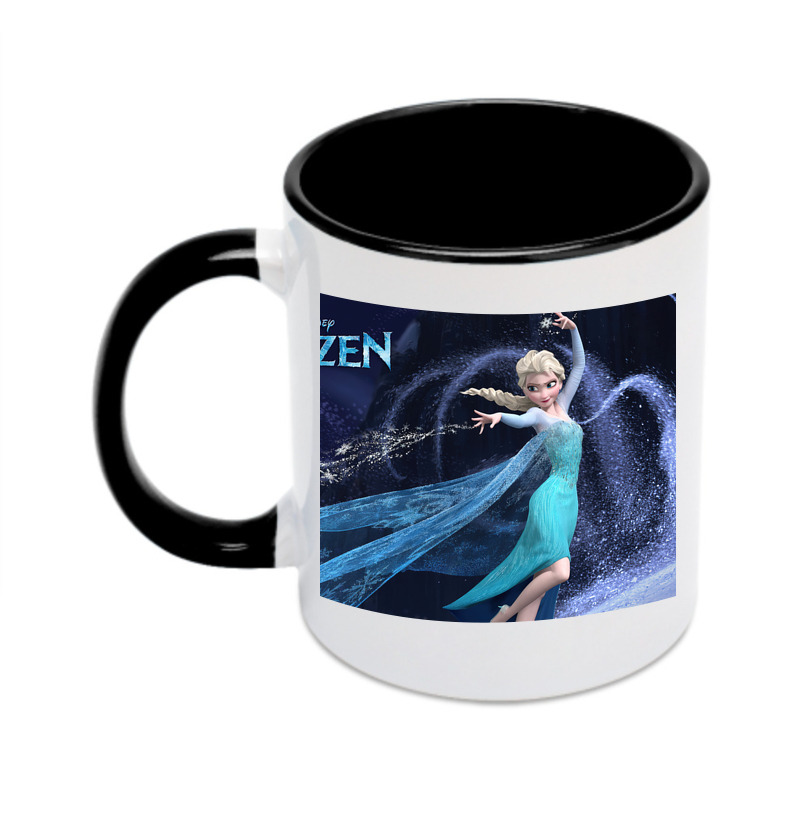 （画像用） アナと雪の女王 アンナ エルサ Frozen Anna Elsa カラーマグカップ